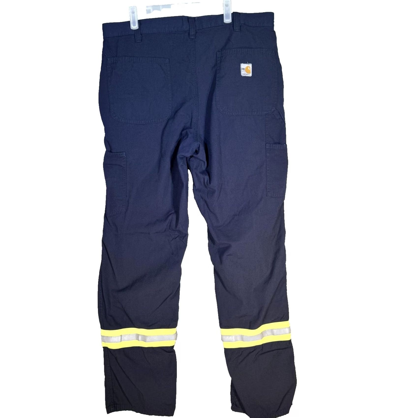 Carhartt Carhartt FR Work Pants Mens 36x34 Measured 36x33 Navy CAT2 Arc Flash Reflective Size US 36 / EU 52 - 2 Thumbnail