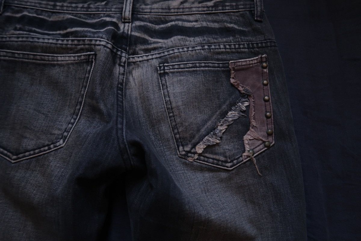 Japanese Brand Midas studded patchwork denim Size US 32 / EU 48 - 5 Thumbnail