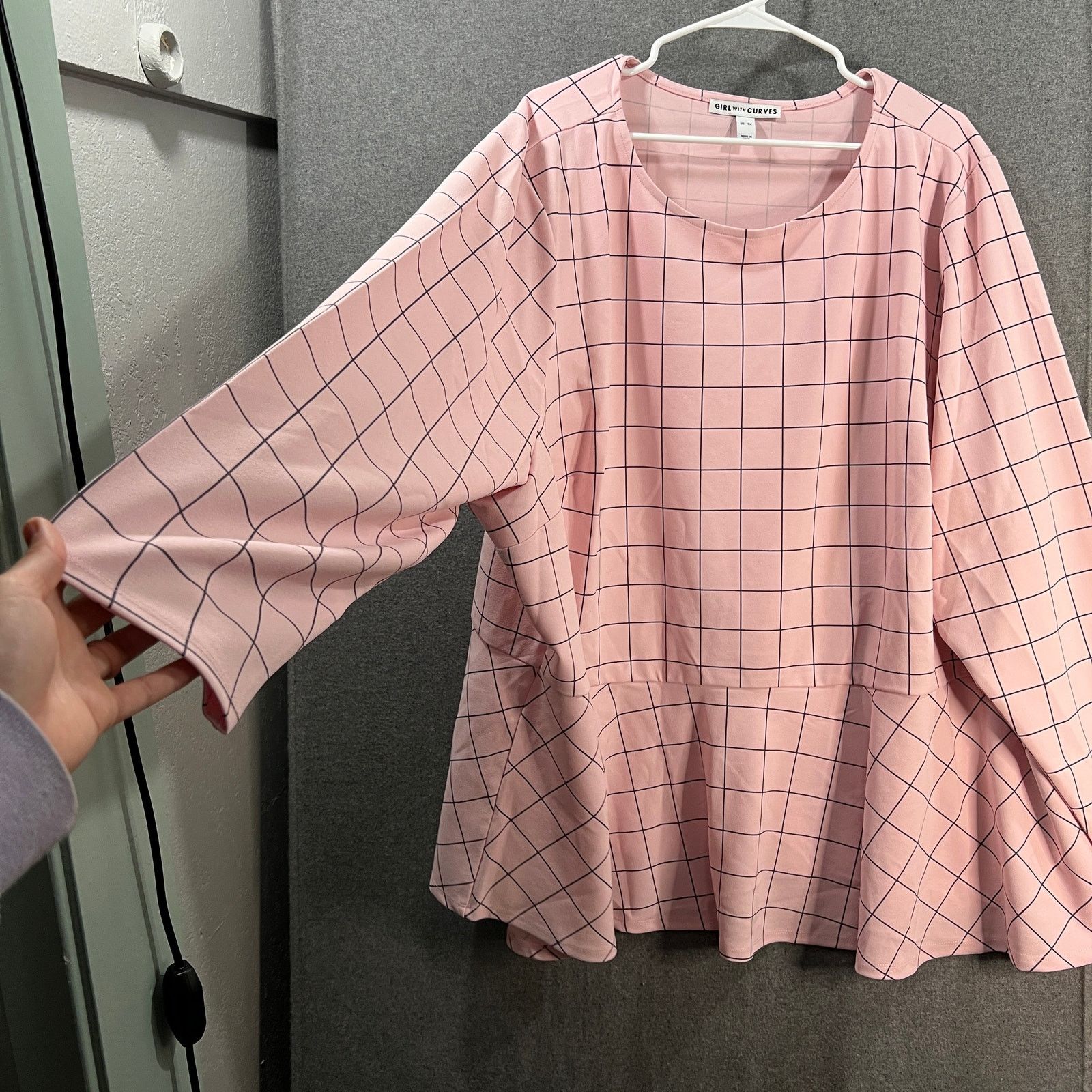 Other Girl With Curves Womens Top Shirt Ladies Pink Color Size 5X Size 4XL / US 24-26 - 8 Thumbnail