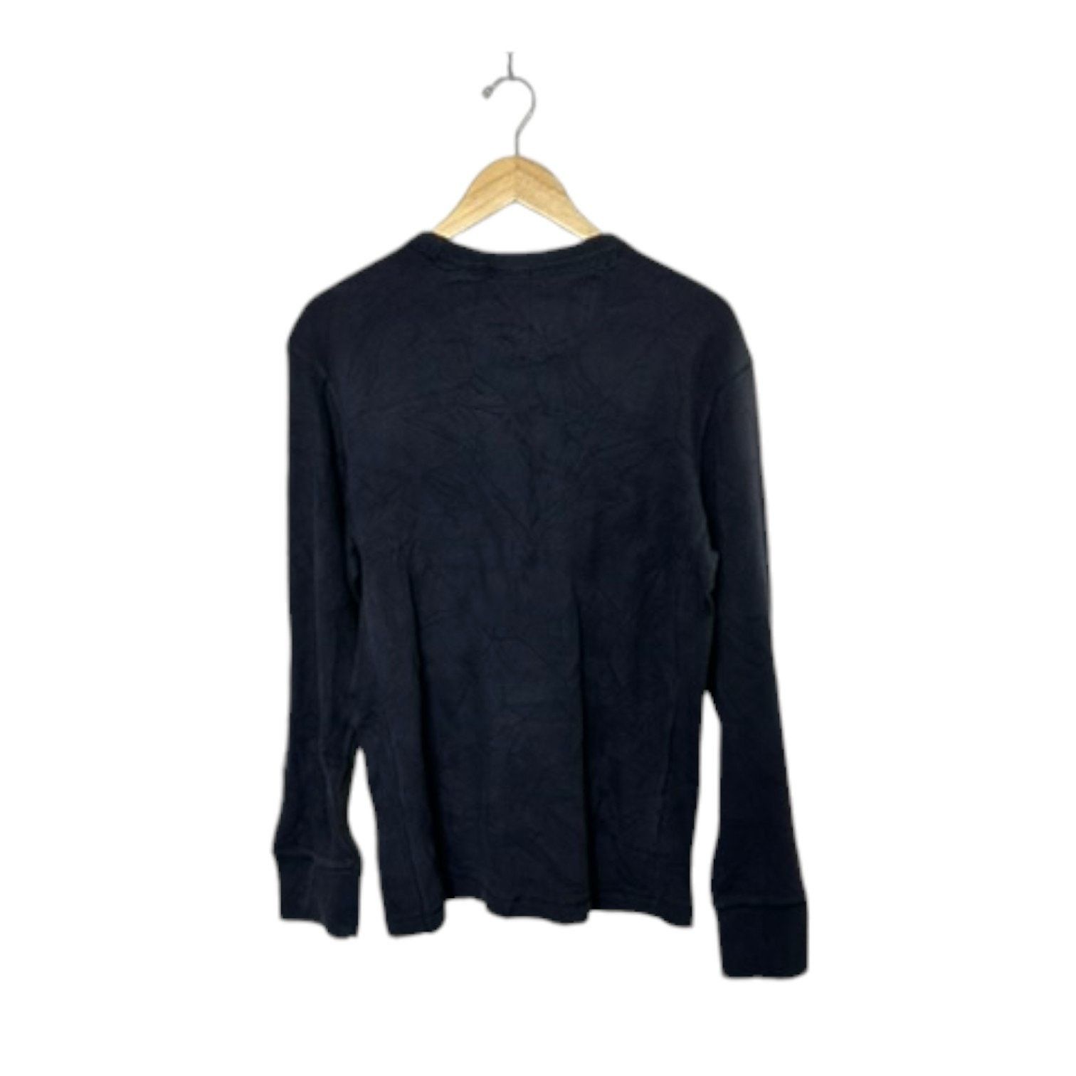 Eddie Bauer Eddie Bauer Navy Blue Long Sleeve Waffle Shirt Men's S Size US S / EU 44-46 / 1 - 5 Thumbnail