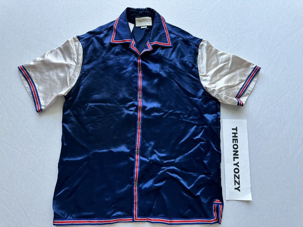 Gucci Gucci Acetate Bowling Shirt Double G Butotn Up sz 50 Size US M / EU 48-50 / 2 - 1 Thumbnail