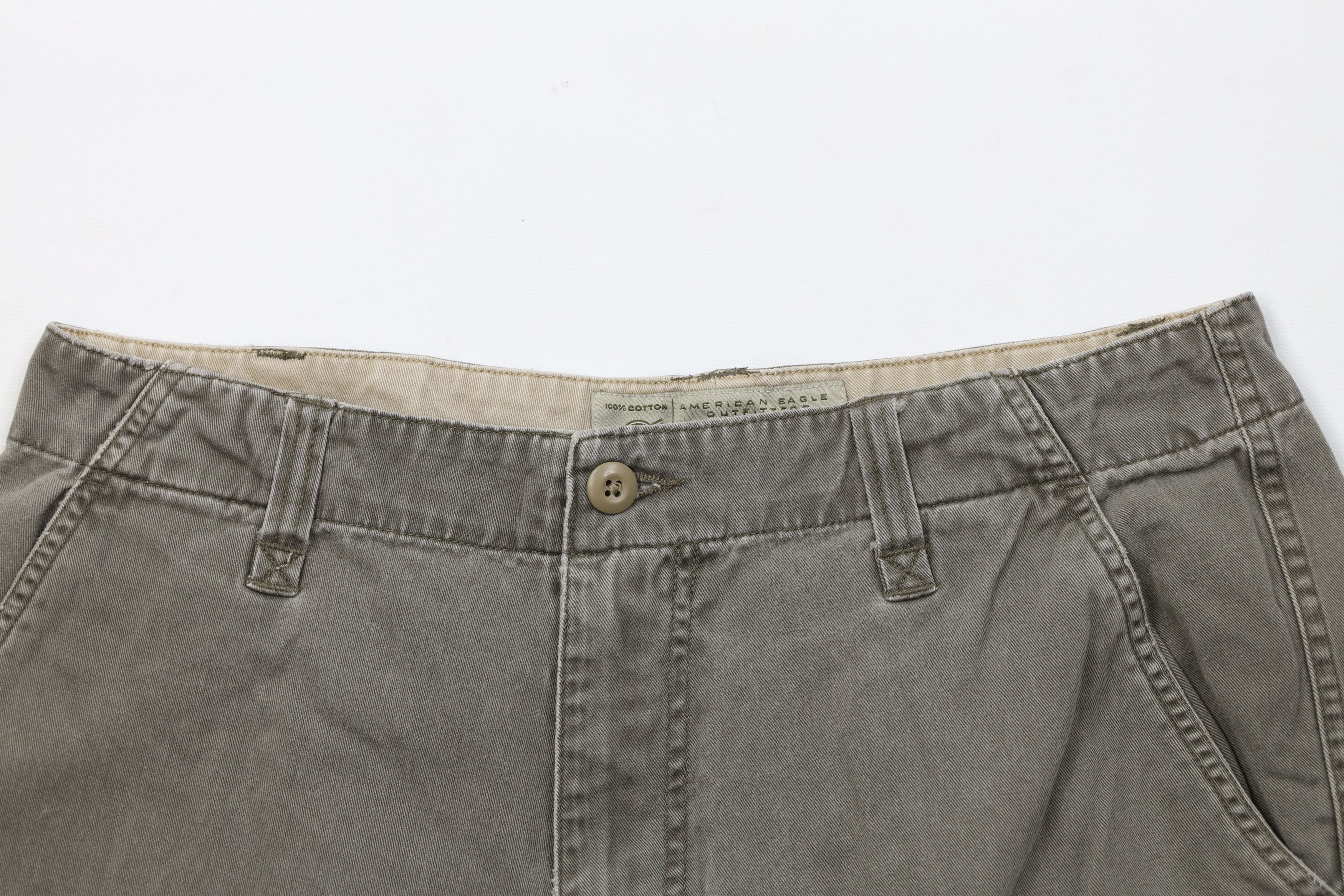 American Eagle Outfitters Vintage 90s Y2K American Eagle Outfitters Cargo Shorts Size US 32 / EU 48 - 2 Thumbnail