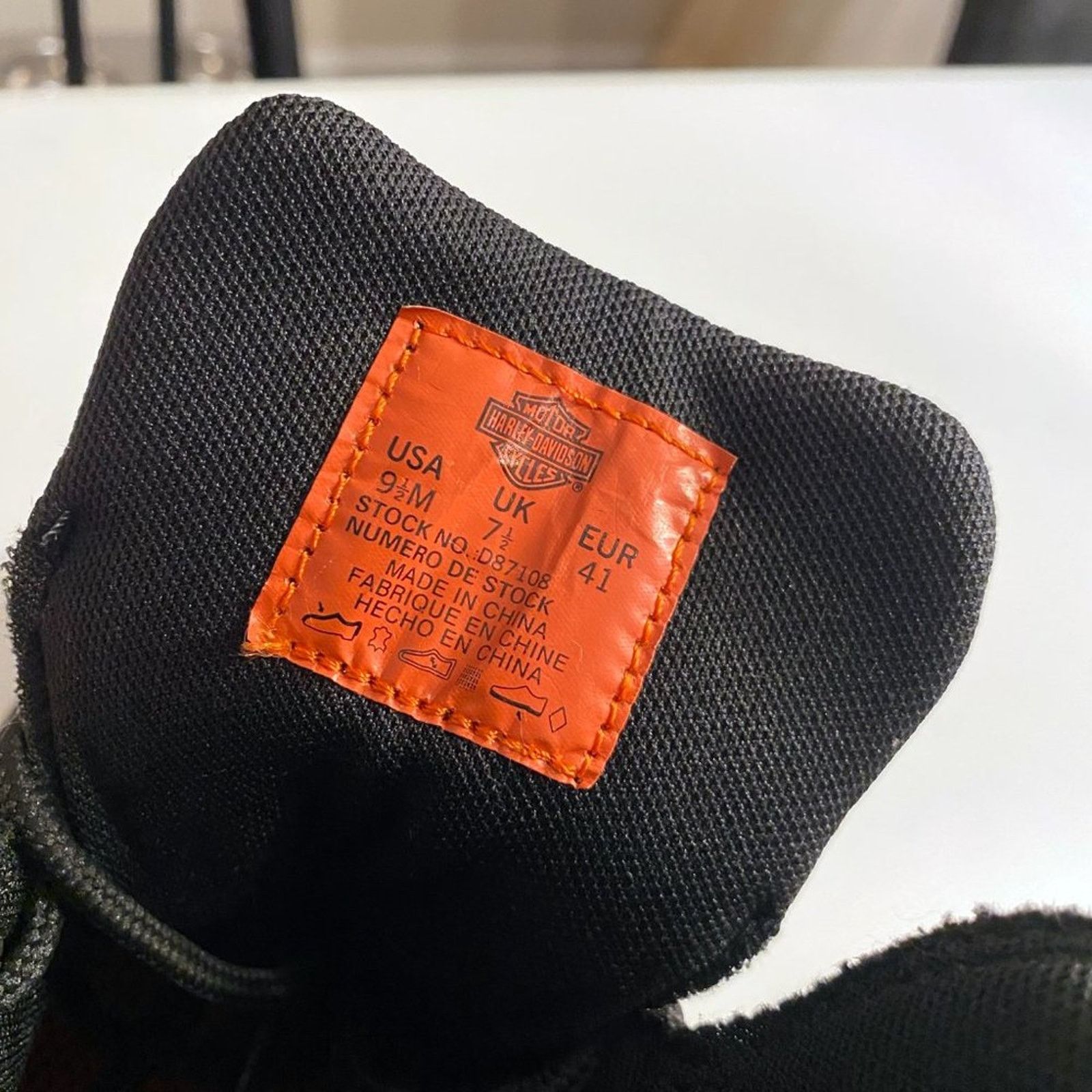 Harley Davidson Women's Radboure Harley Davidson Boots Size 9.5 Model D87108 Size US 9.5 / IT 39.5 - 10 Thumbnail