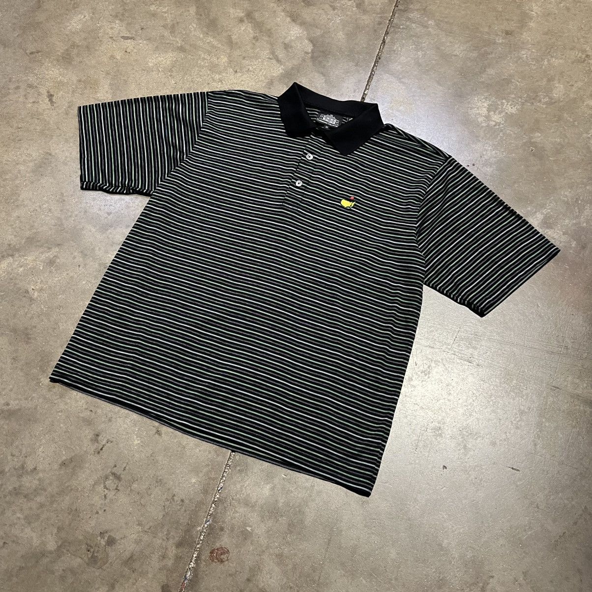 PGA Tour The Masters Clubhouse Collection Golf Polo Striped italy Size US M / EU 48-50 / 2 - 2 Thumbnail