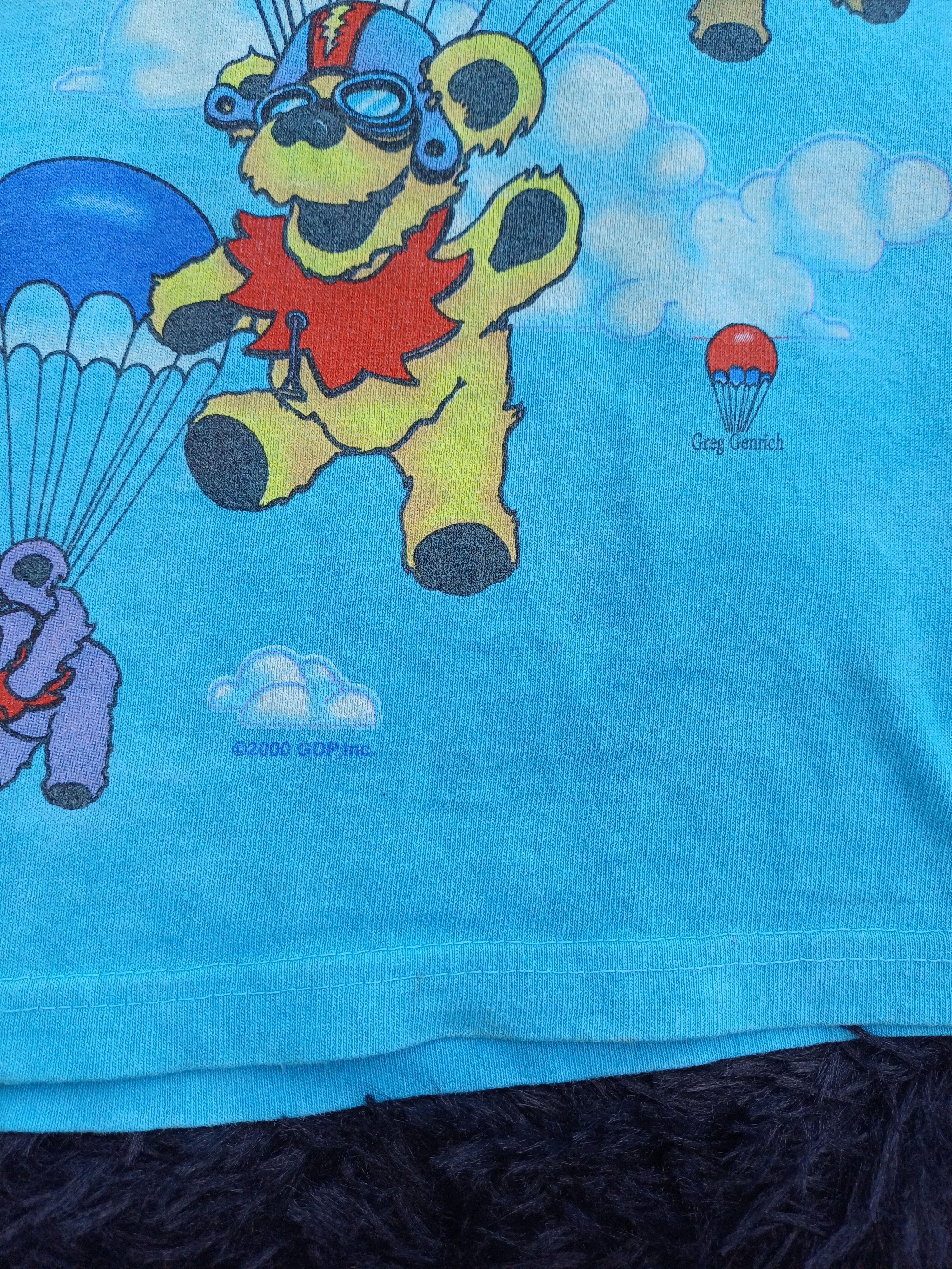 Grateful Dead Vintage Grateful Dead tie dye shirt liquid blue Size US M / EU 48-50 / 2 - 10 Thumbnail