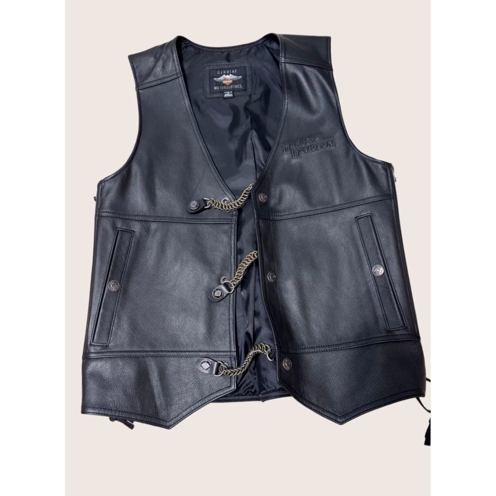 Harley Davidson × Vintage 1 of 1 Harley-Davidson HOG Leather Vest
