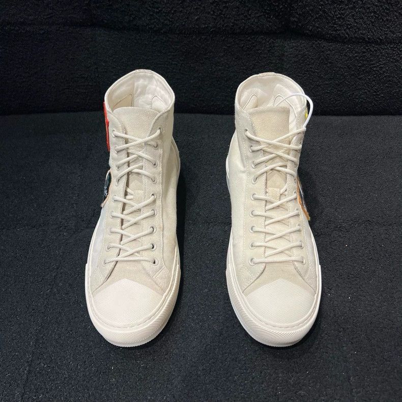 Louis Vuitton Louis Vuitton Canvas Patchwork Leather Badge High Top Snea Size US 8 / EU 41 - 2 Thumbnail