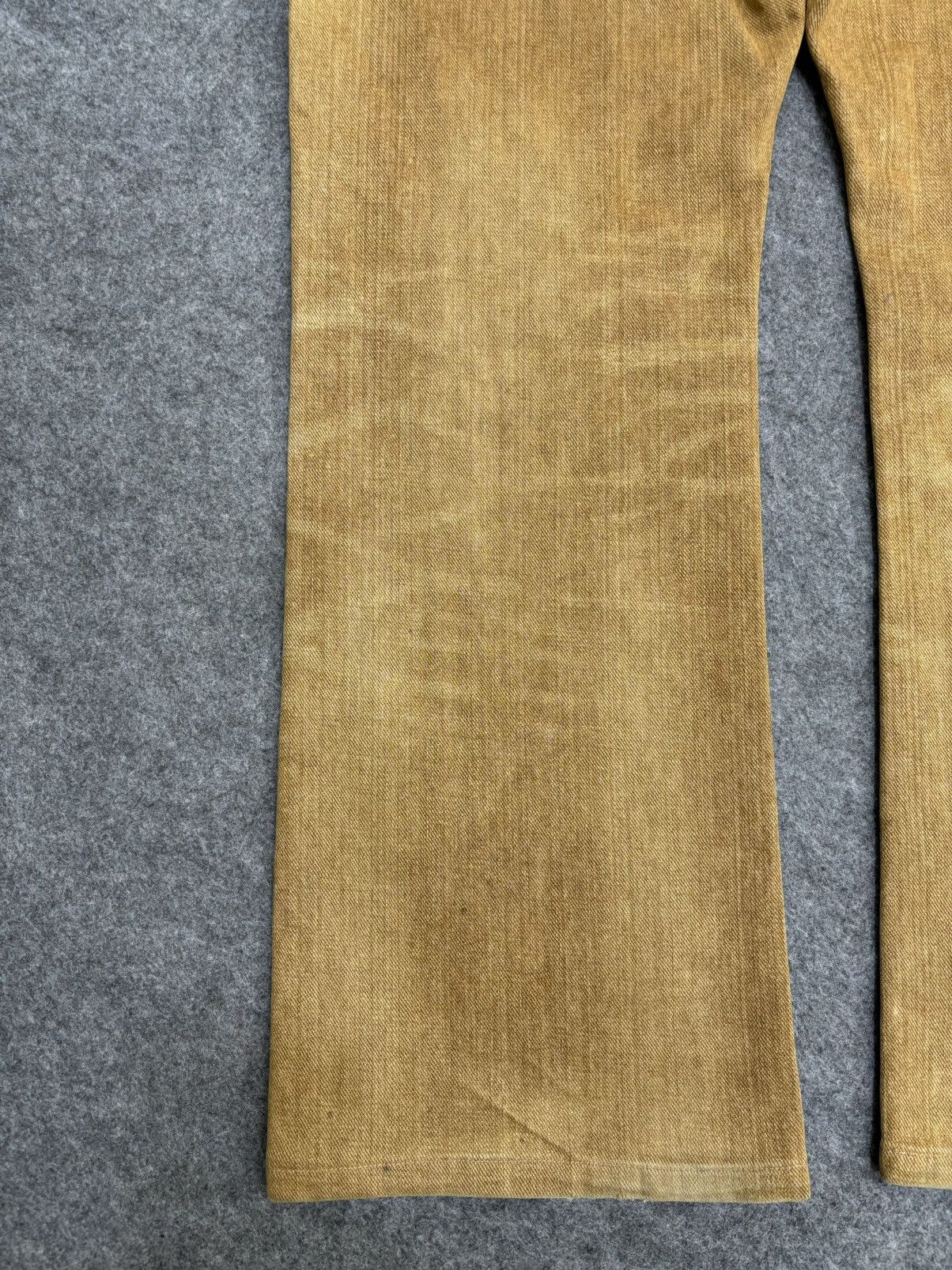Edwin 💥Rare Colour💥Edwin 401XVS Rust Flare Cinch Back Denim F492 Size US 33 - 22 Thumbnail
