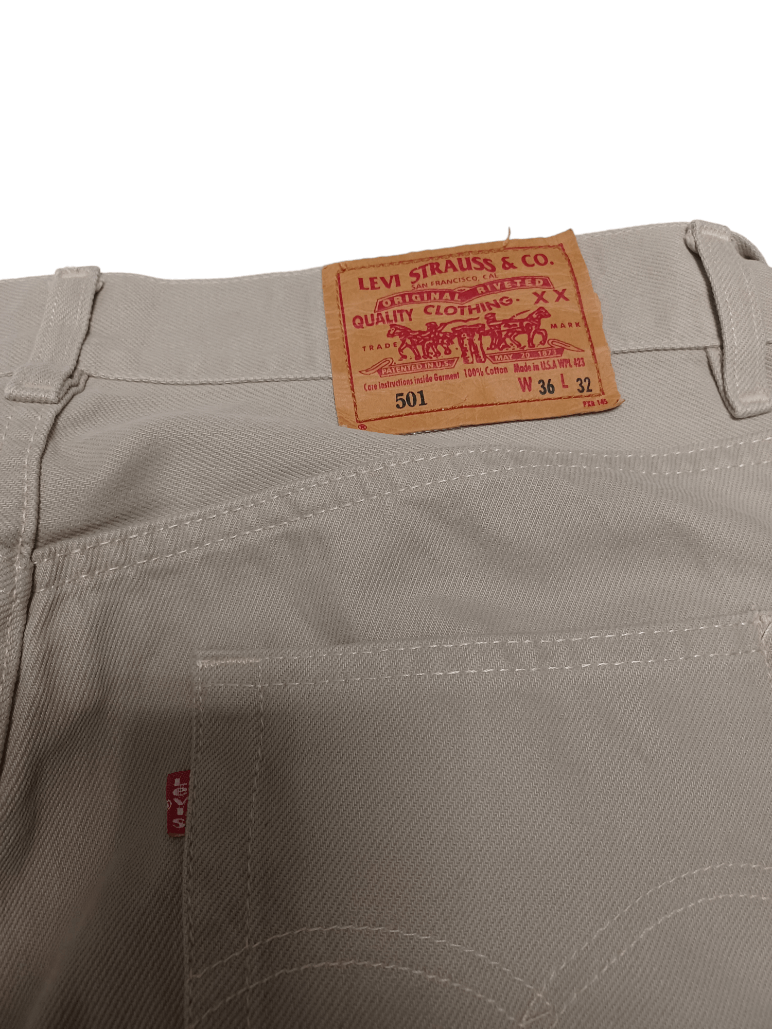 Levi's Vintage Clothing EARLY 90S VINTAGE 501 LEVIS W36 L32 MADE IN USA Size US 36 / EU 52 - 4 Thumbnail