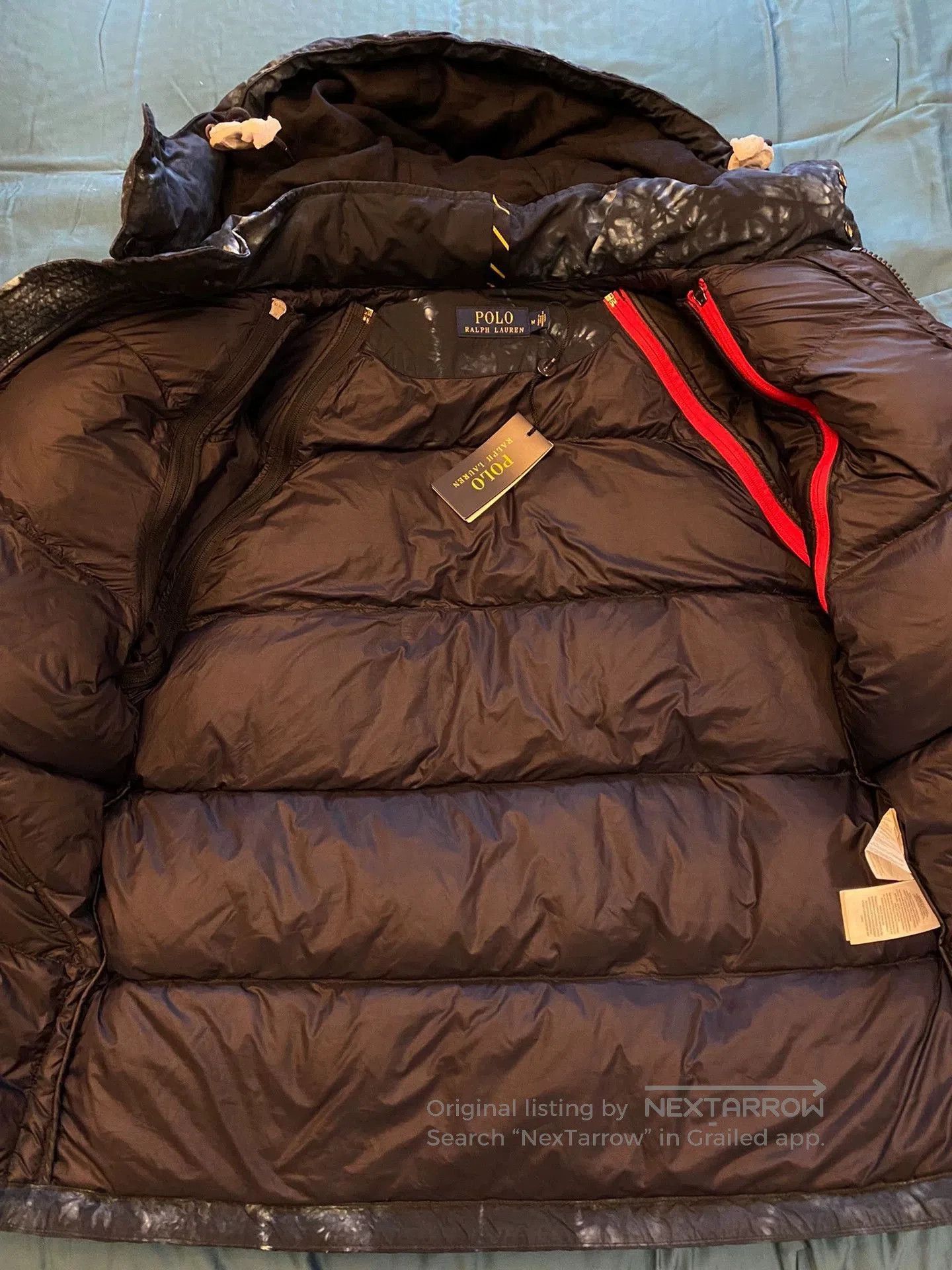 RRL Ralph Lauren Multi Colored Hooded Puffer Jacket Size M. Size US M / EU 48-50 / 2 - 5 Thumbnail