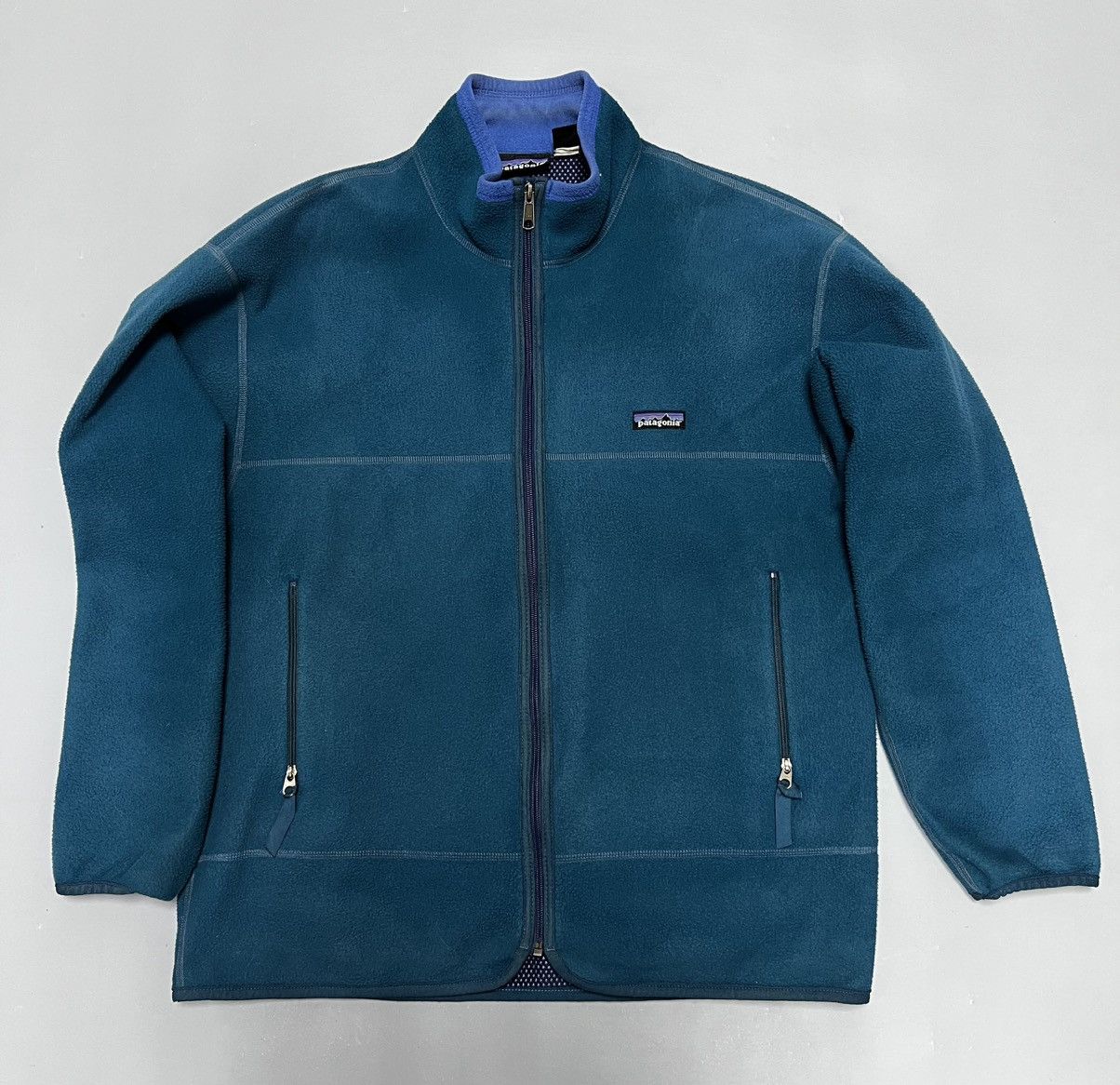 Patagonia × Vintage Vintage Patagonia Fleece Zip Jacket sweater Y2K made in USA🇺🇸 Size US L / EU 52-54 / 3 - 1 Thumbnail