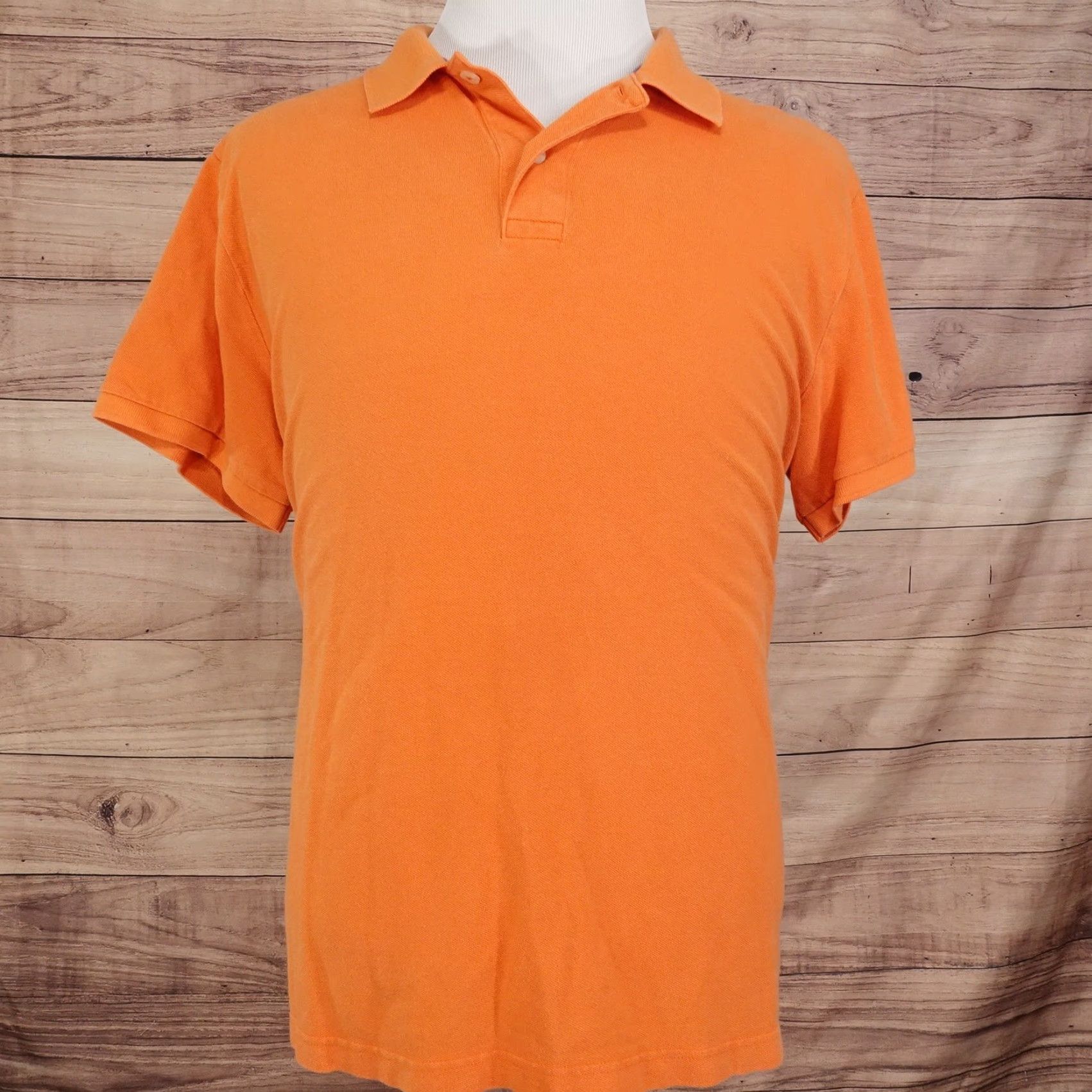 Gap Gap Polo Shirt Mens XL Orange Classic Fit Short Sleeve Cotton T2 Size US XL / EU 56 / 4 - 3 Thumbnail