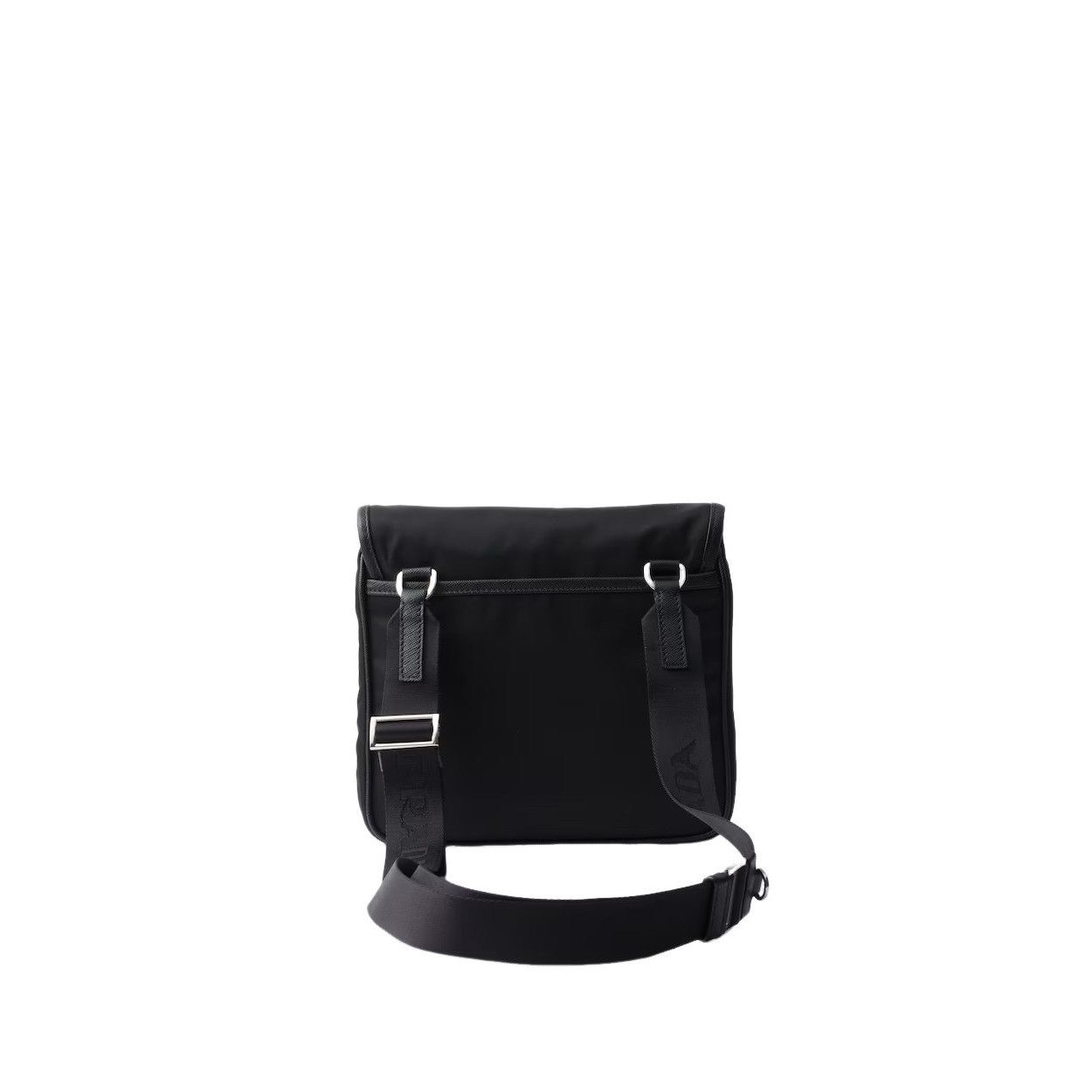 Prada PRADA $1990 Black Re-Nylon/Leather Shoulder Bag New & Authen Size ONE SIZE - 3 Thumbnail