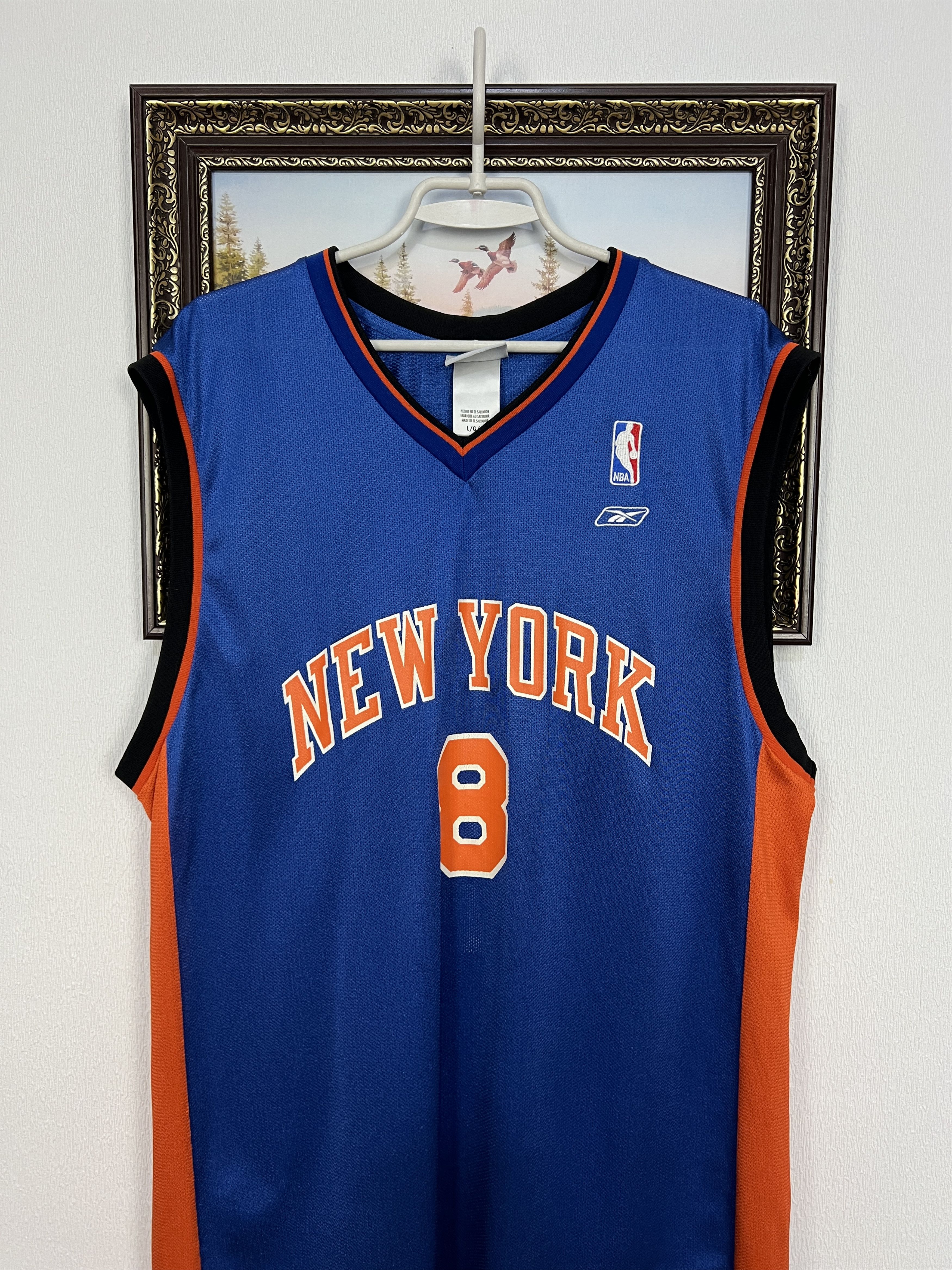 Reebok Vintage Reebok New York Knicks #8 Sprewell NBA Jersey Size US L / EU 52-54 / 3 - 2 Thumbnail