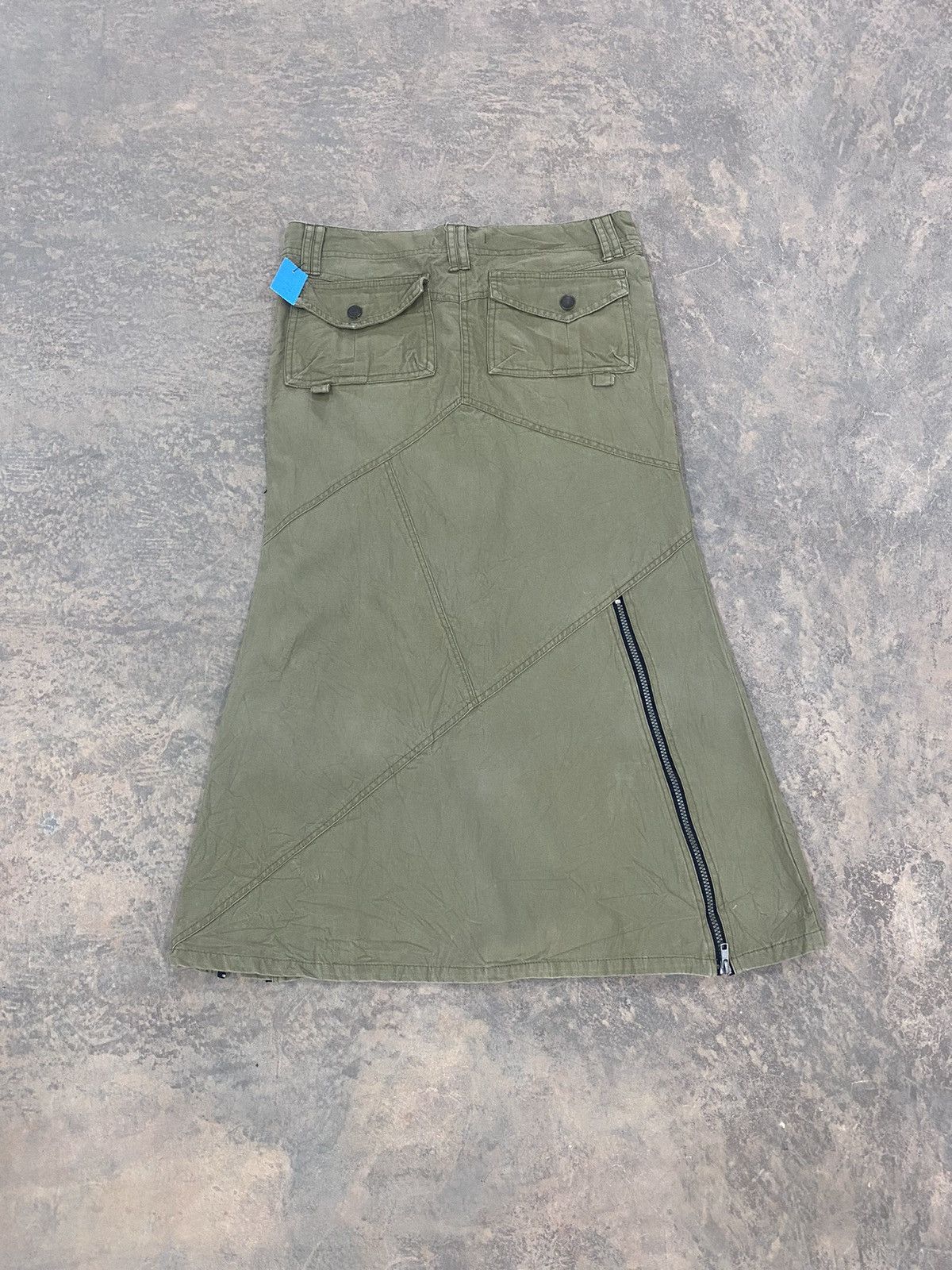 Le Grande Bleu (L.G.B.) VINTAGE PLASTIC NINJA TACTICAL UTILITY SKIRT GOA PUNK Size 32" / US 10 / IT 46 - 8 Thumbnail