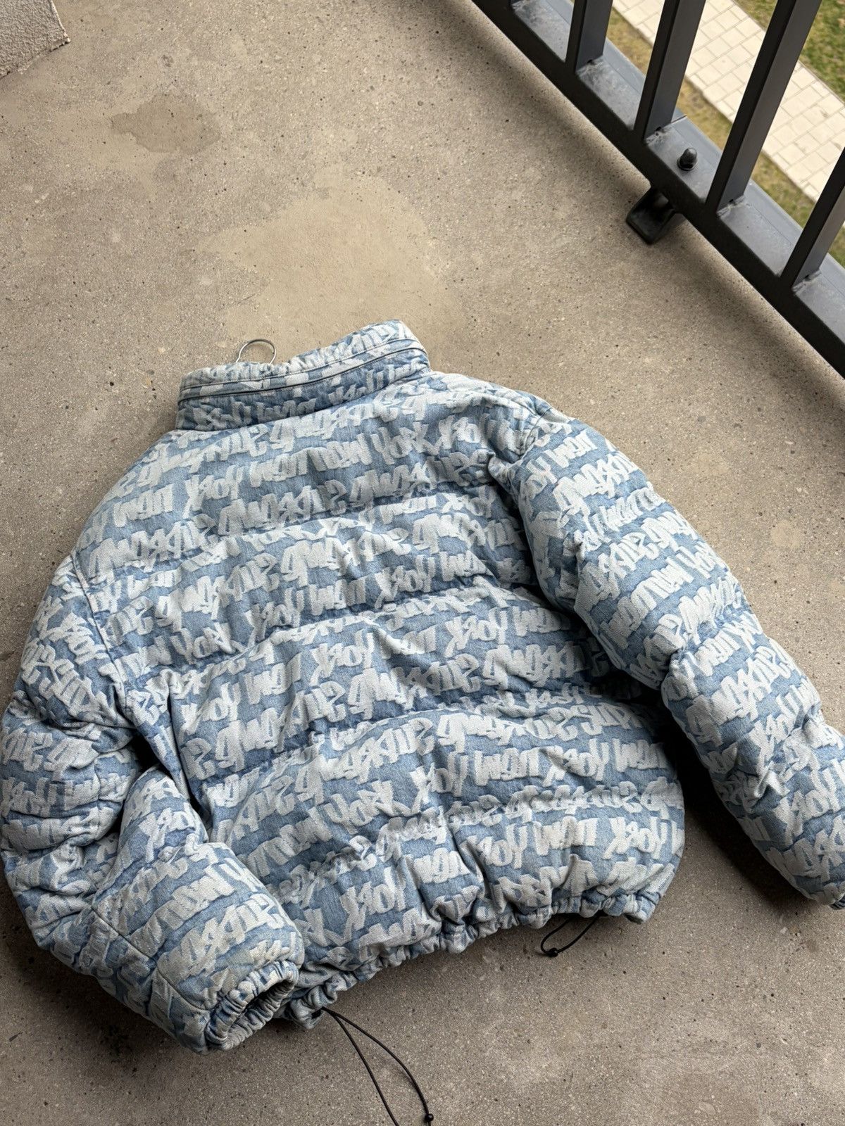 Supreme Supreme Fat Tip Jacquard Denim Jacket Size US L / EU 52-54 / 3 - 2 Thumbnail