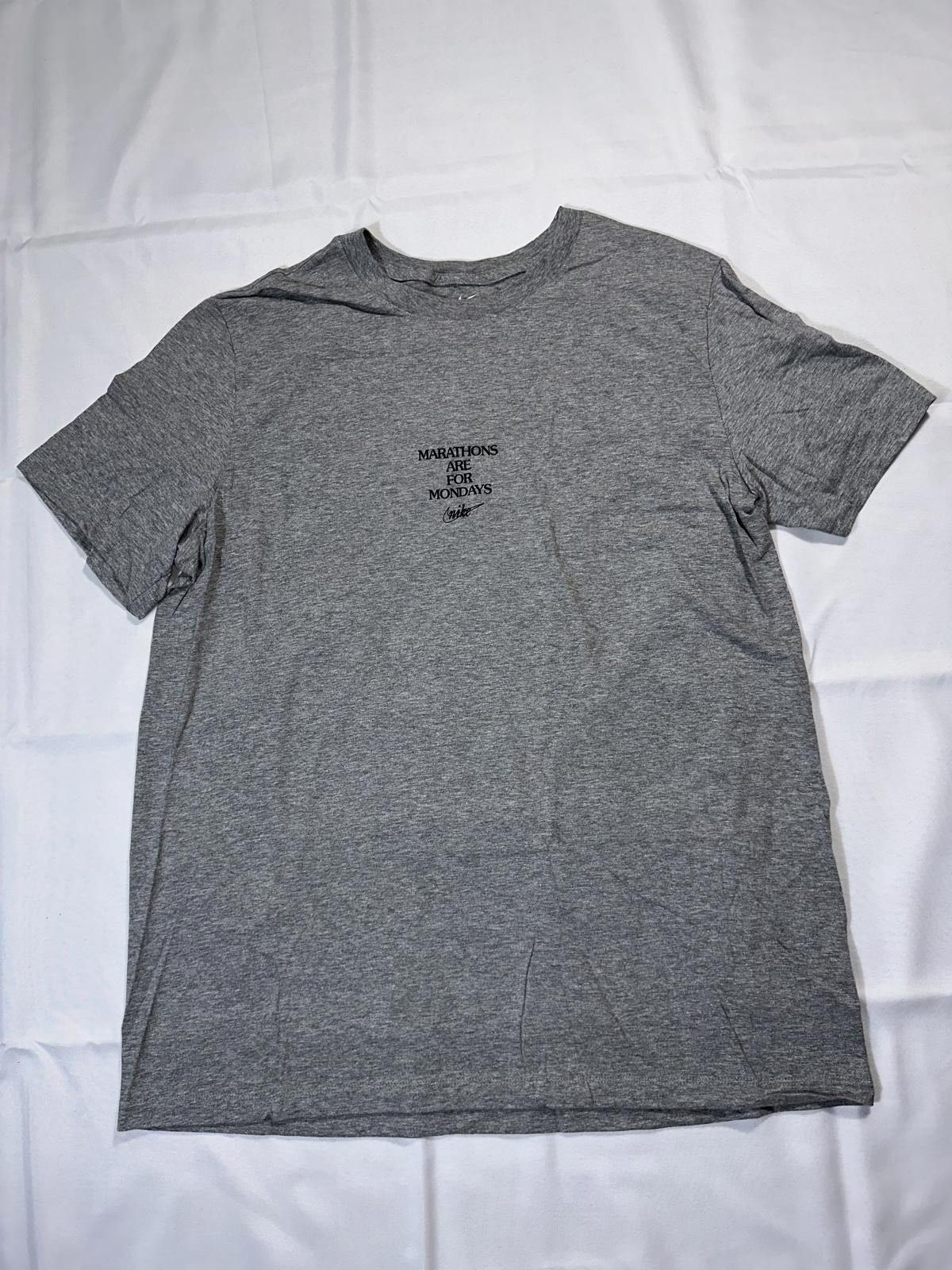 Nike Nike Men’s Dri-Fit "Marathon Are For Mondays" Cotton Nike Racing T-Shirt Size US XL / EU 56 / 4 - 1 Thumbnail