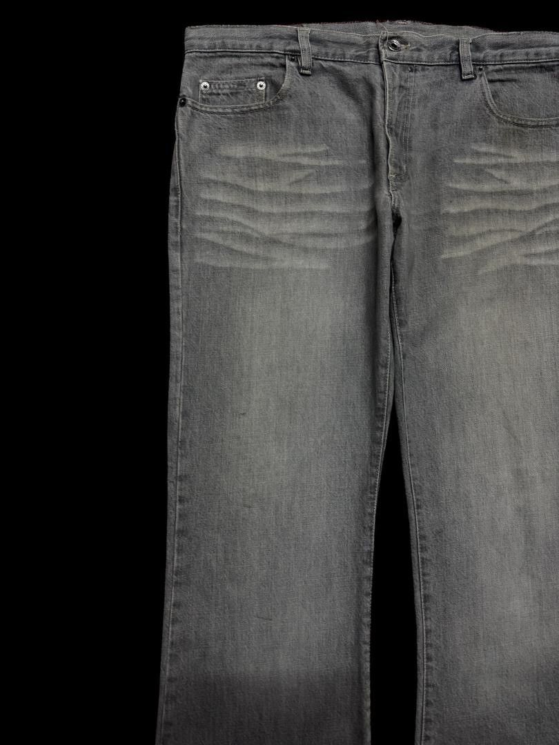 Japanese Brand FLARED 90s Style SPF Mudwash Insane Distressed Bootcut Jean Size US 36 / EU 52 - 4 Thumbnail