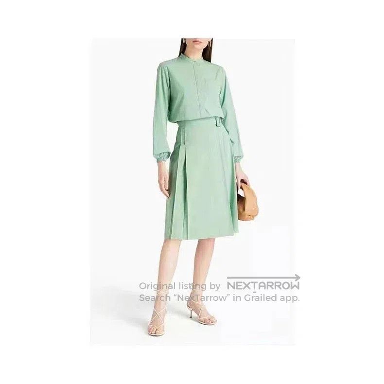 Loro Piana Loro Piana Green Skirt Size 27" / US 4 / IT 40 - 5 Thumbnail