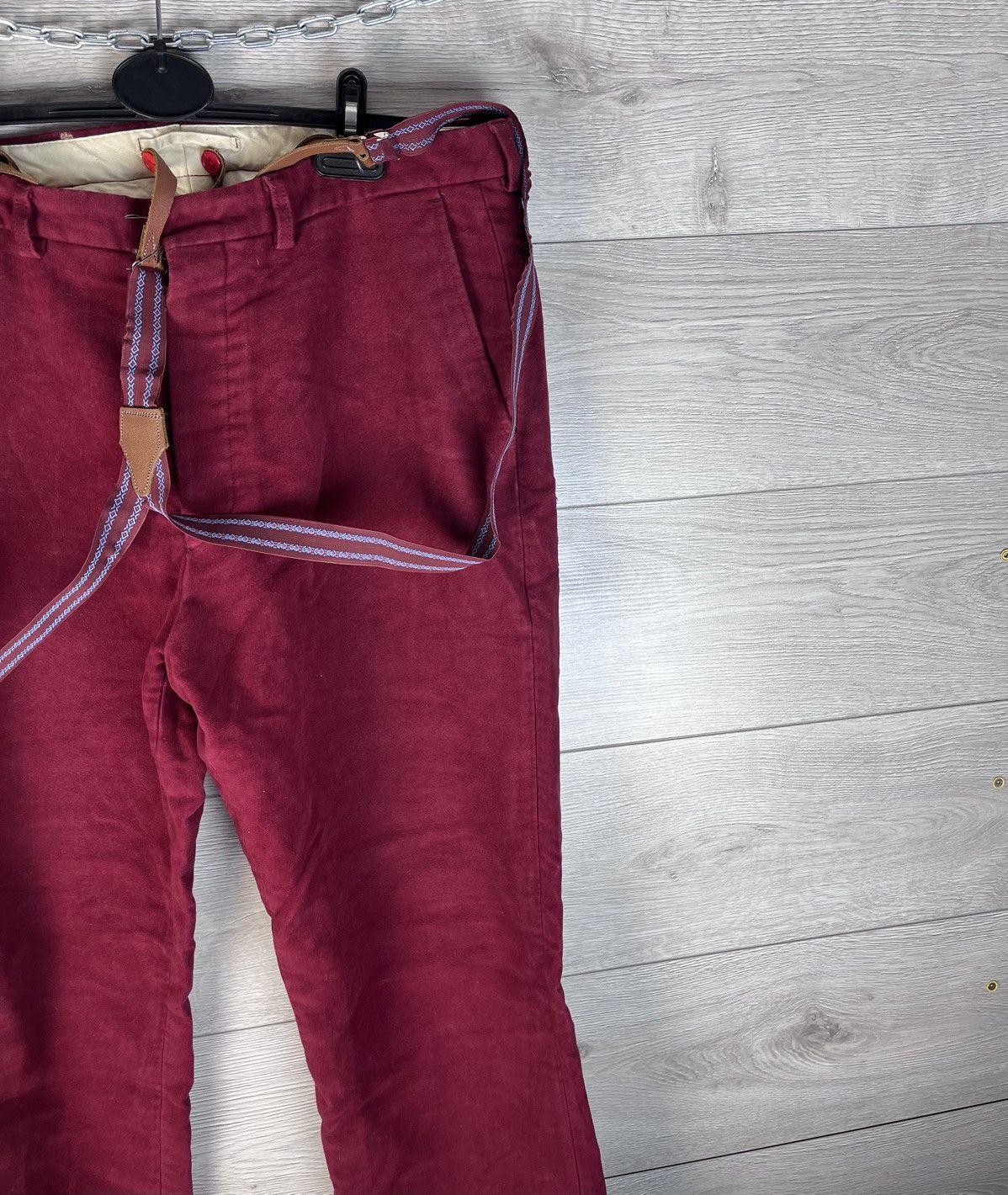 Hackett Corduroy Trousers with Suspenders Hackett All cotton size 36 Size US 36 / EU 52 - 3 Thumbnail