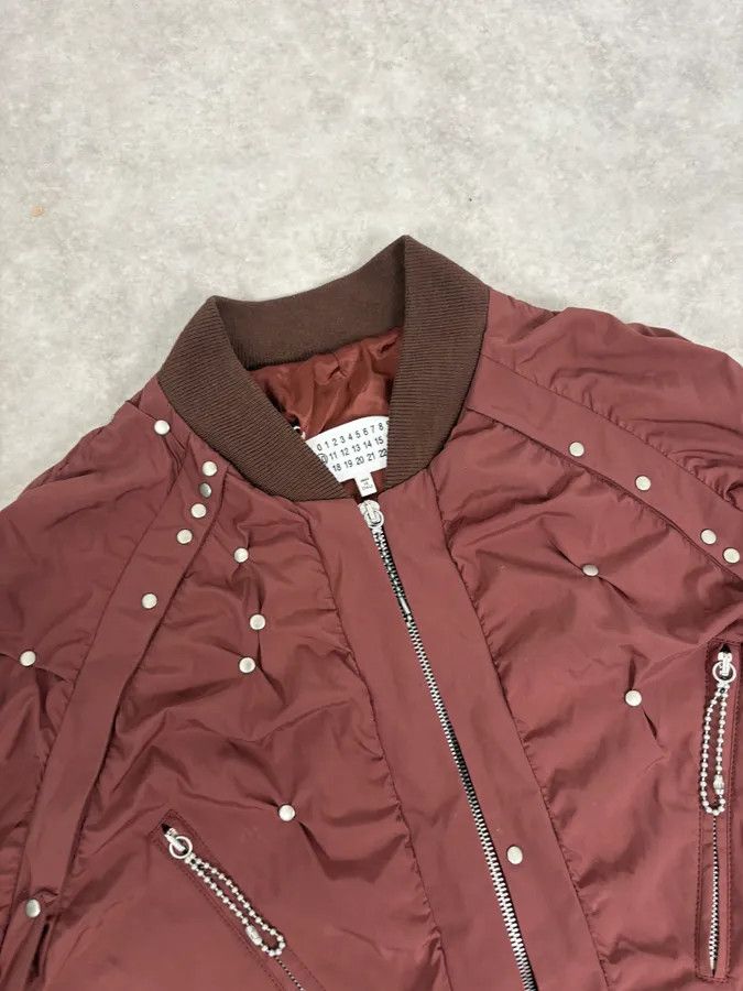 Maison Margiela SS2016 Maison Margiela Rouille Nylon Studded Bomber Jacket Size US M / EU 48-50 / 2 - 5 Thumbnail