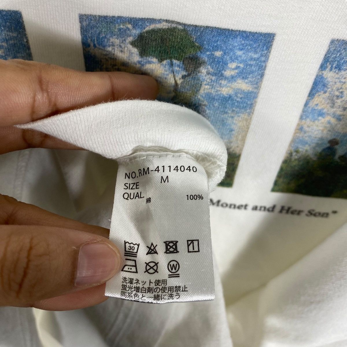 Japanese Brand CLAUDE MONET Woman With A Parasol Madame Monet And Her Son Size US M / EU 48-50 / 2 - 8 Thumbnail