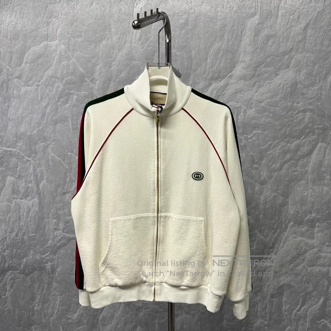 Gucci gucci white red green sports jacket. Size S / US 4 / IT 40 - 2 Thumbnail