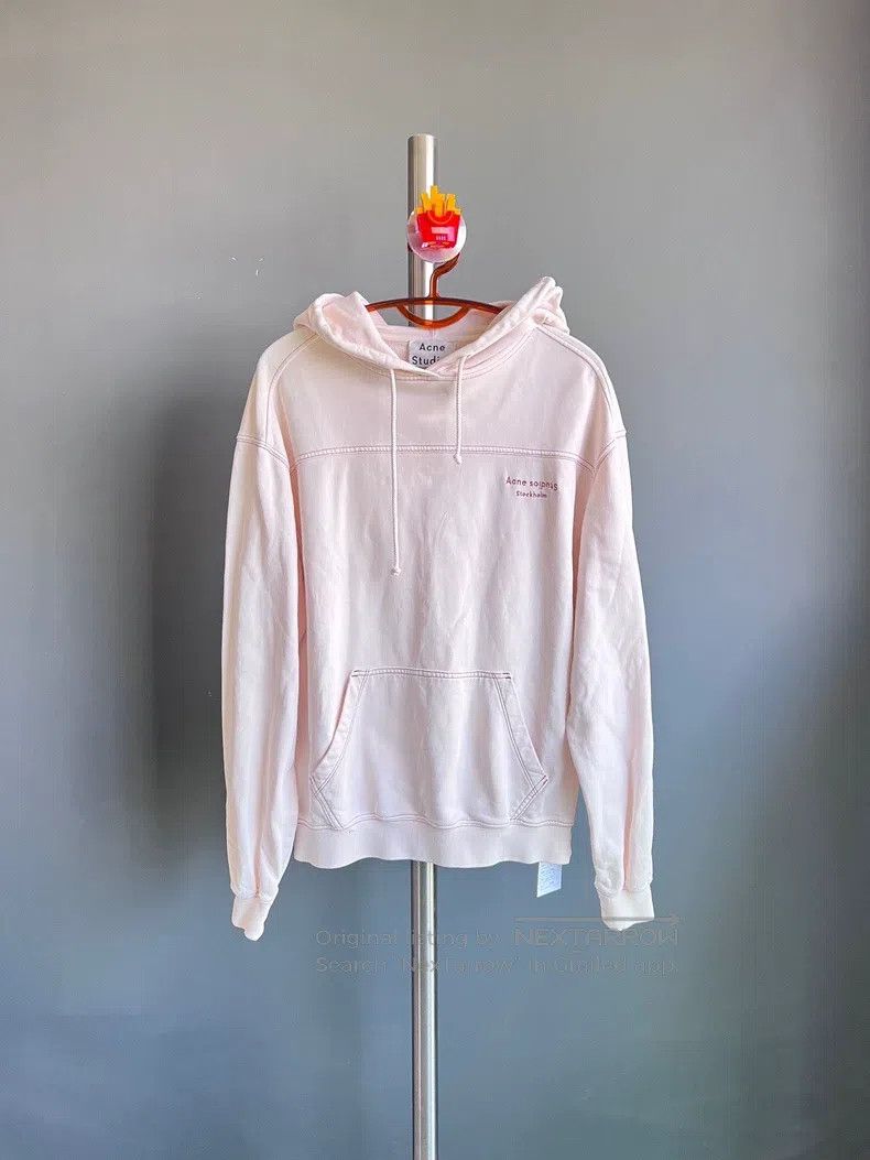 Acne Studios Acne Studios Embroidered Logo Hoodie Size XXS / US 00 / IT 34 - 1 Thumbnail