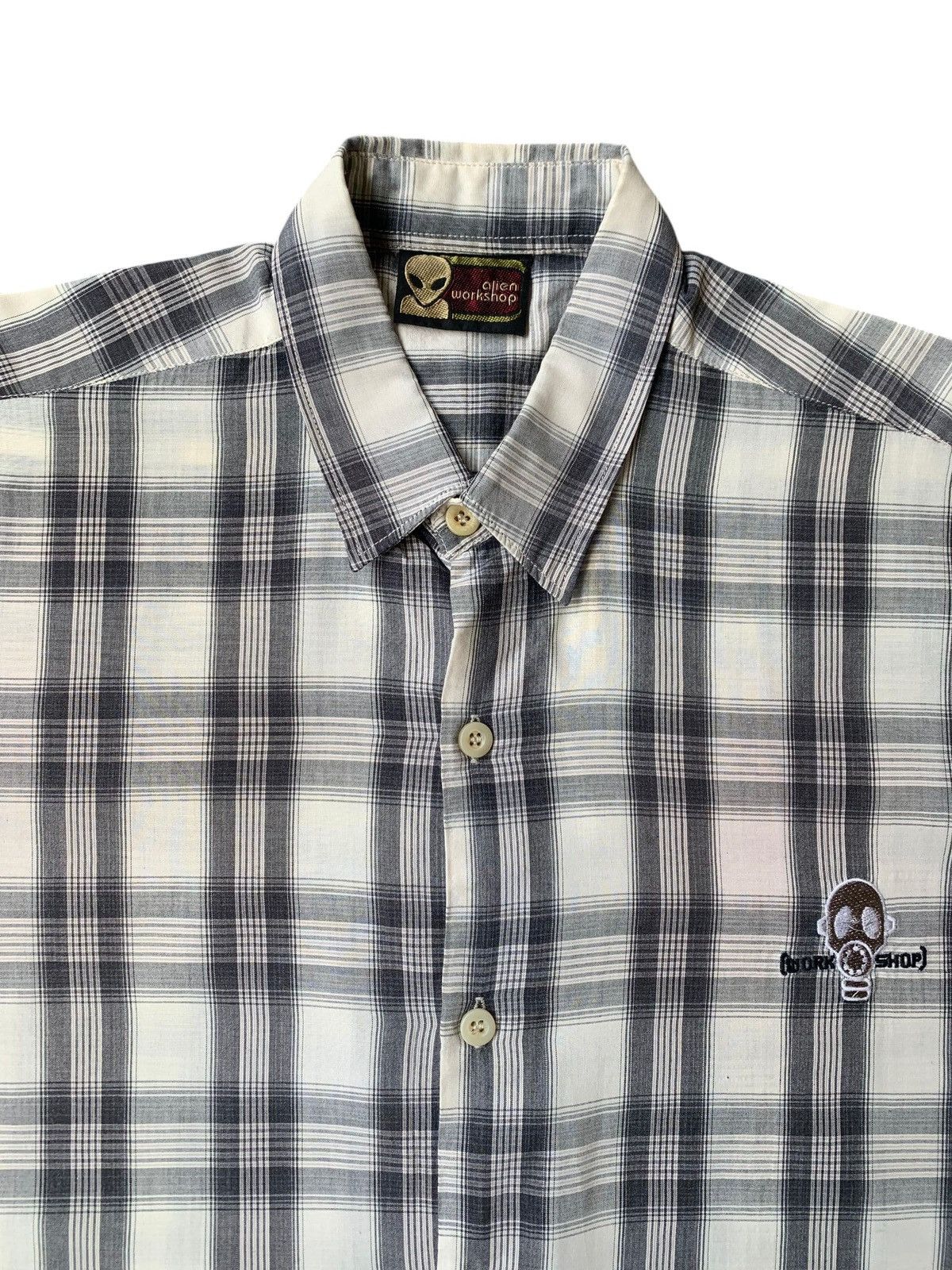 Alien Workshop 1990 Alien Workshop "GAS MASK" Button Up Size US XL / EU 56 / 4 - 6 Thumbnail