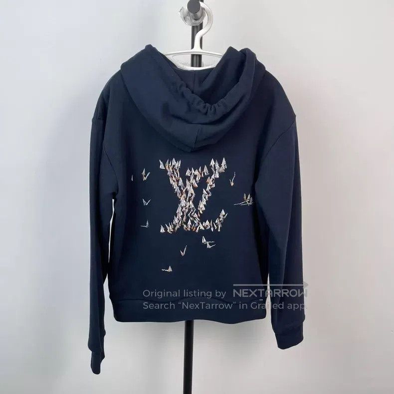 Louis Vuitton Louis Vuitton FW25 sailboat logo embroidered hooded sweats Size US XS / EU 42 / 0 - 2 Thumbnail