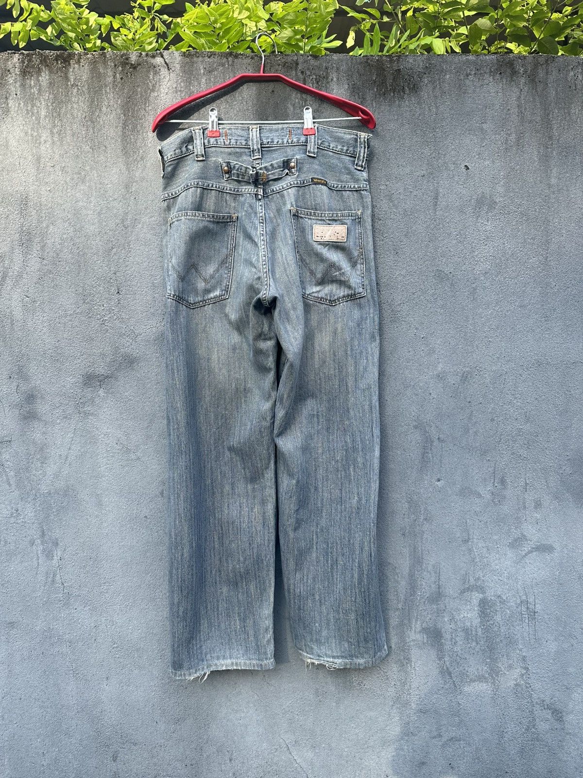 Wrangler 👹Vintage Wrangler Faded Baggy Jeans Size US 32 / EU 48 - 10 Thumbnail