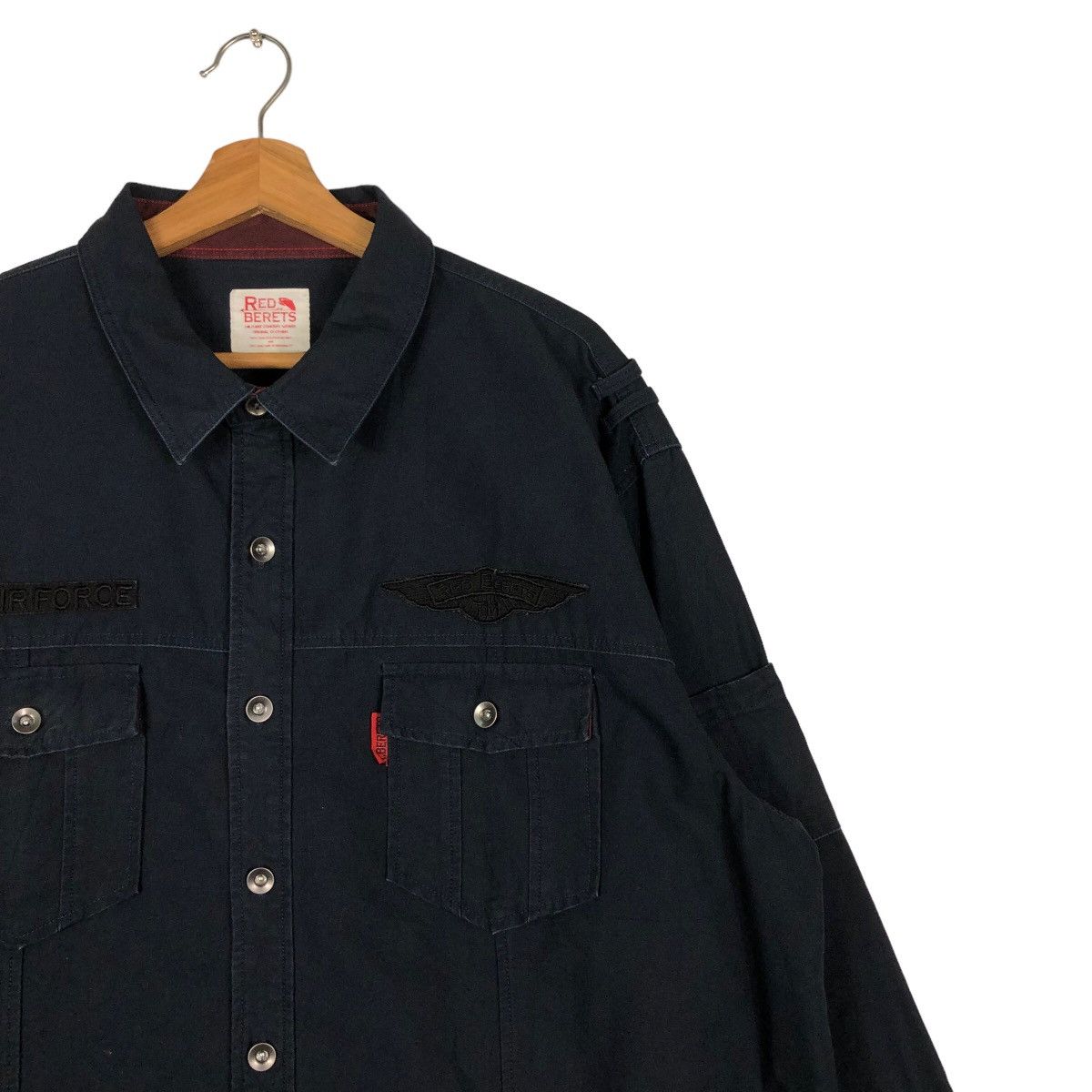 Japanese Brand 🔥Vintage Shirt Jacket Red Berets Japan Made Issey Miyake Size US L / EU 52-54 / 3 - 6 Thumbnail