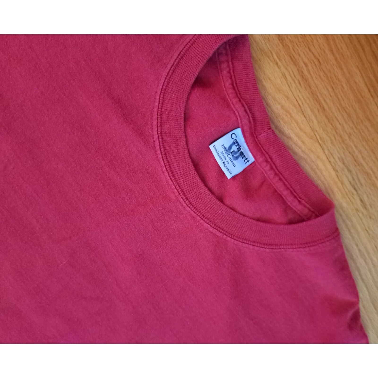 Carhartt VINTAGE Carhartt Long Sleeve T-Shirt Red 90s Cotton L Adults Mens Womens Shirt Size US L / EU 52-54 / 3 - 3 Thumbnail