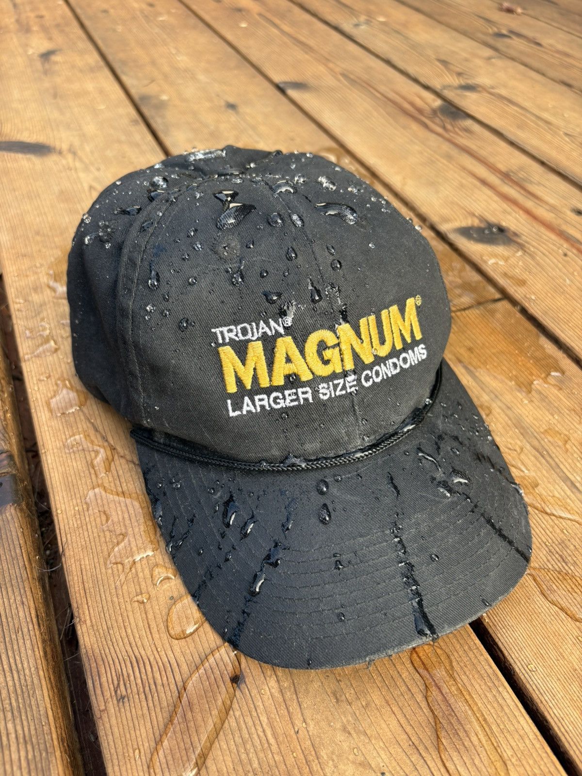Vintage Trojan™ Magnum Waxed Twill Baseball Hat Size ONE SIZE - 1 Thumbnail