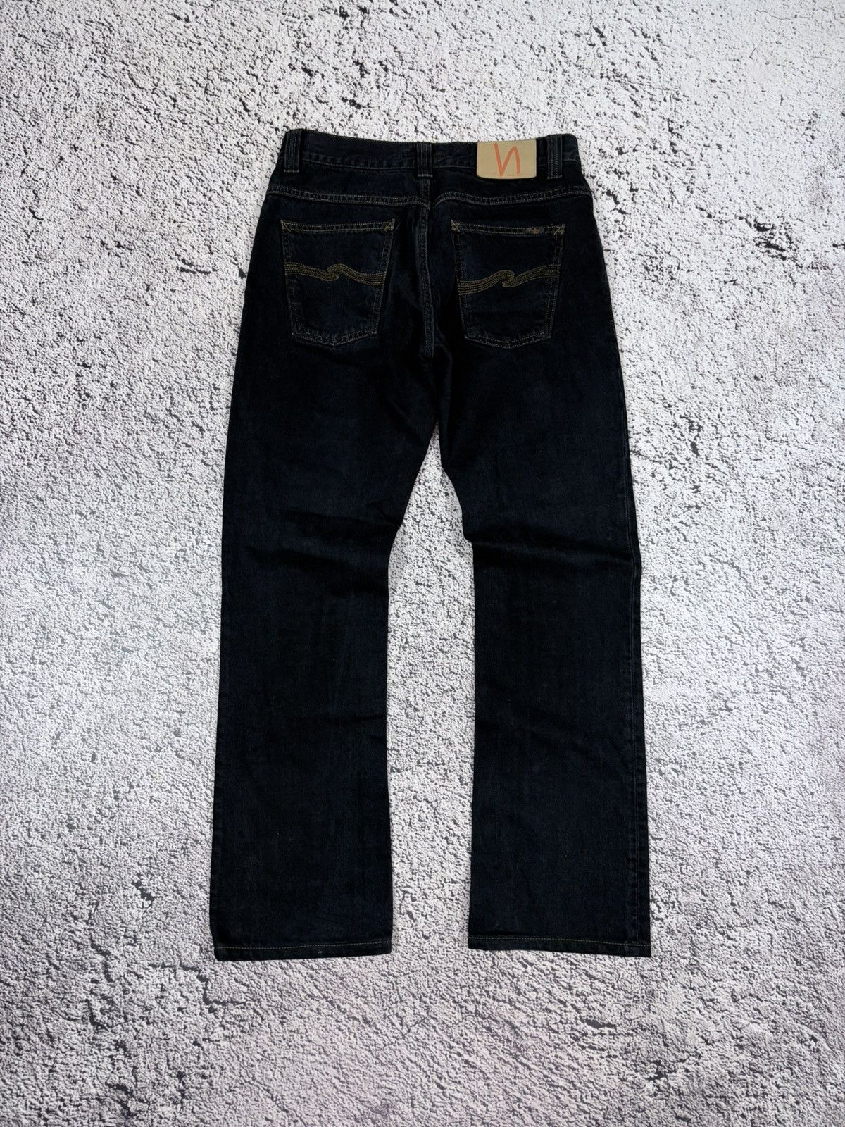 Nudie Jeans Nudie Jeans Black Contrast Stitch Denim Pants 30 Size US 30 / EU 46 - 1 Thumbnail
