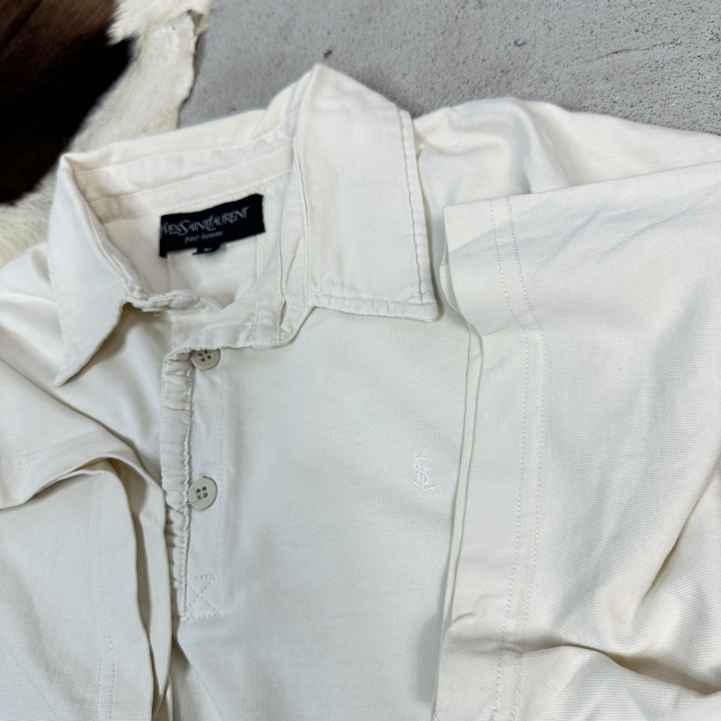 Vintage × Yves Saint Laurent Vintage Y2K Streetwear Yves Saint Laurent Polo T-shirt Size US M / EU 48-50 / 2 - 4 Thumbnail