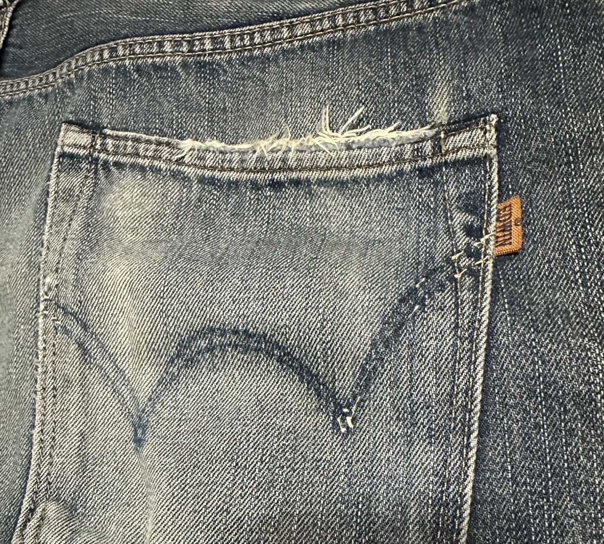 Edwin Vintage 90s Edwin 505 Straight Leg Selvedge Jeans Size US 35 - 8 Thumbnail