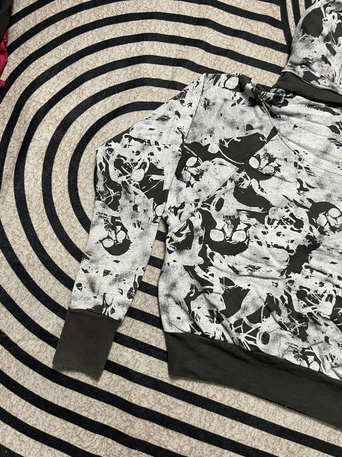 Seditionaries 00s HEAVEN AND EARTH DYE SKULL OVP BONO SERIES ZIPPER HOODIE Size US M / EU 48-50 / 2 - 16 Thumbnail