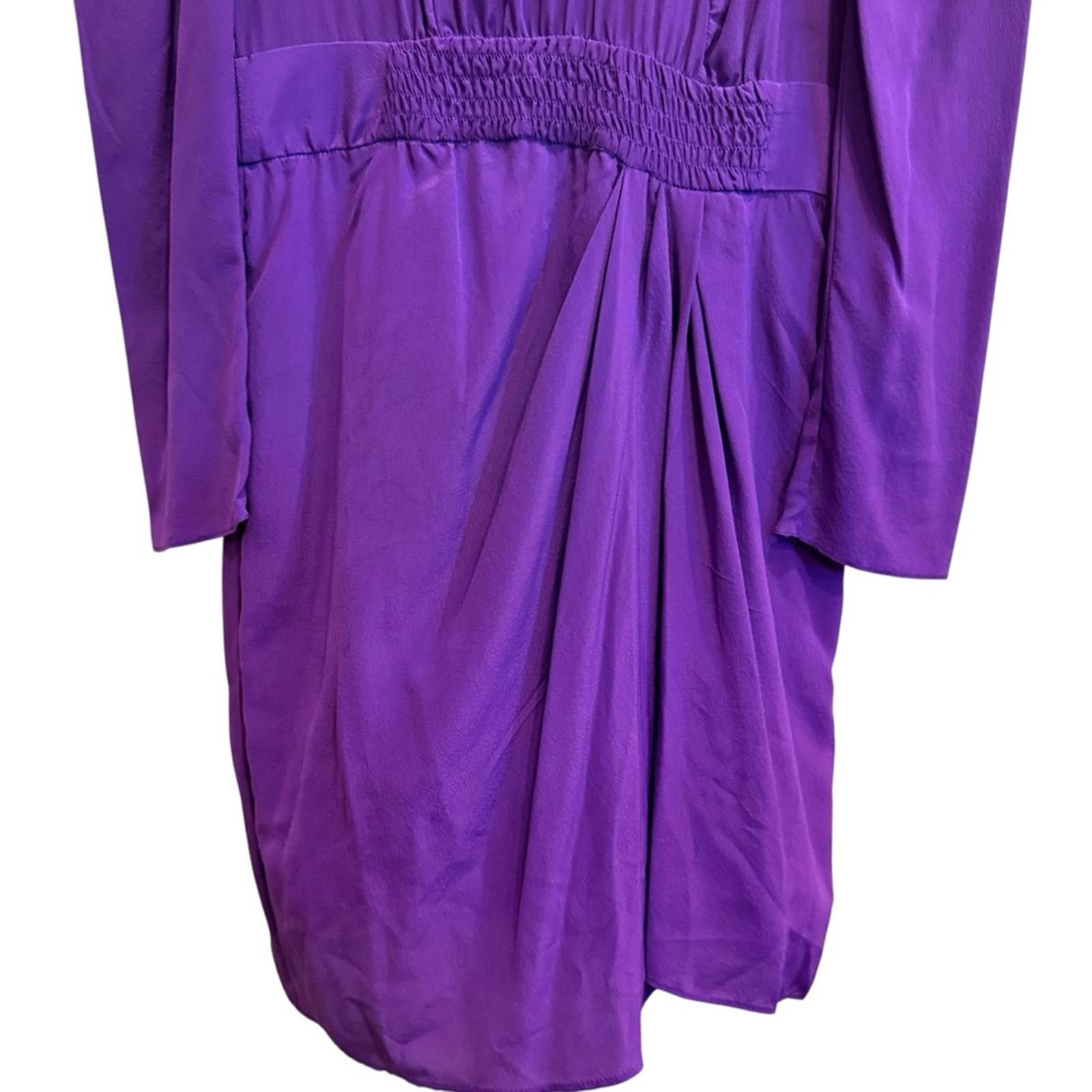 Isabel Marant Etoile Isabel Marant Yoana Purple Silk Mini Sz 36/4 Size S / US 4 / IT 40 - 3 Thumbnail