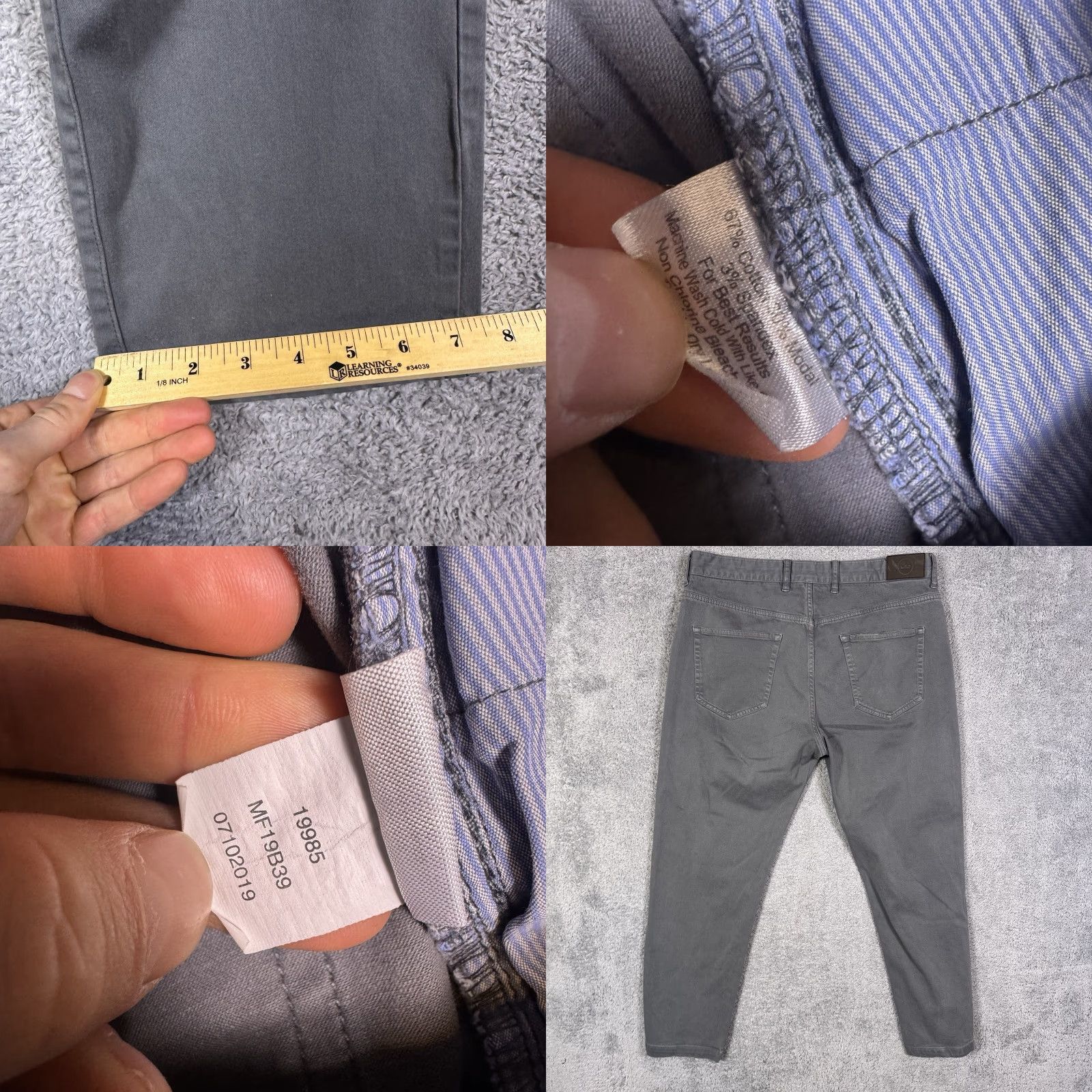 Peter Millar Peter Millar Ultimate Sateen Five-Pocket Pants Men's 34x26 Chino Trouser MF19B39 Size US 34 / EU 50 - 8 Thumbnail