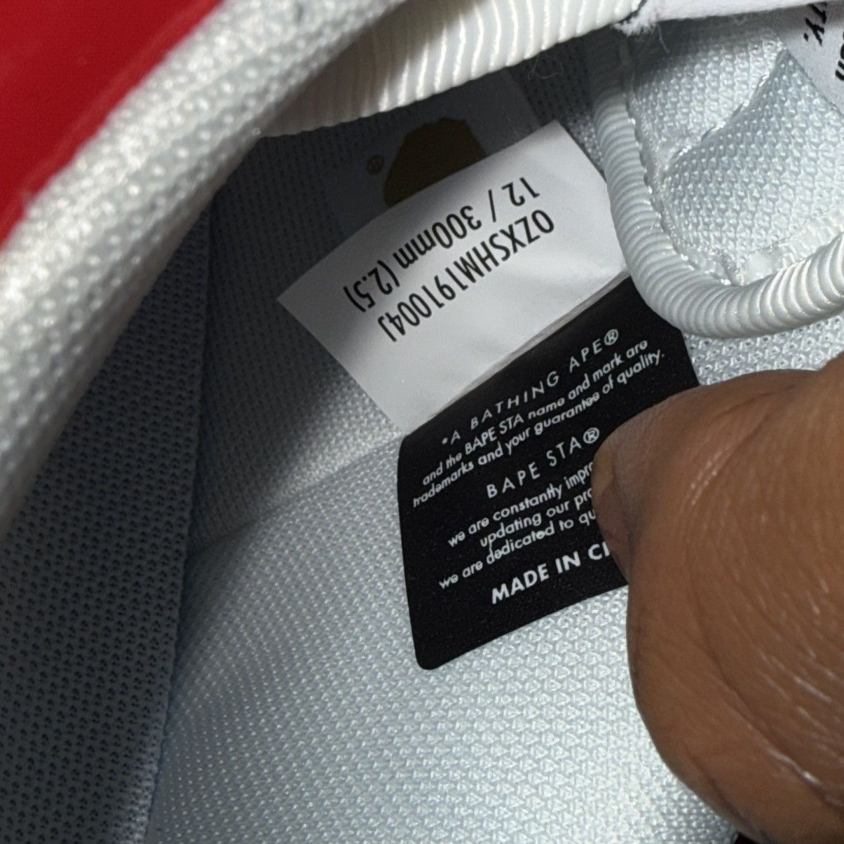 Bape Bapesta M1 “Italy” Size US 12 / EU 45 - 20 Thumbnail