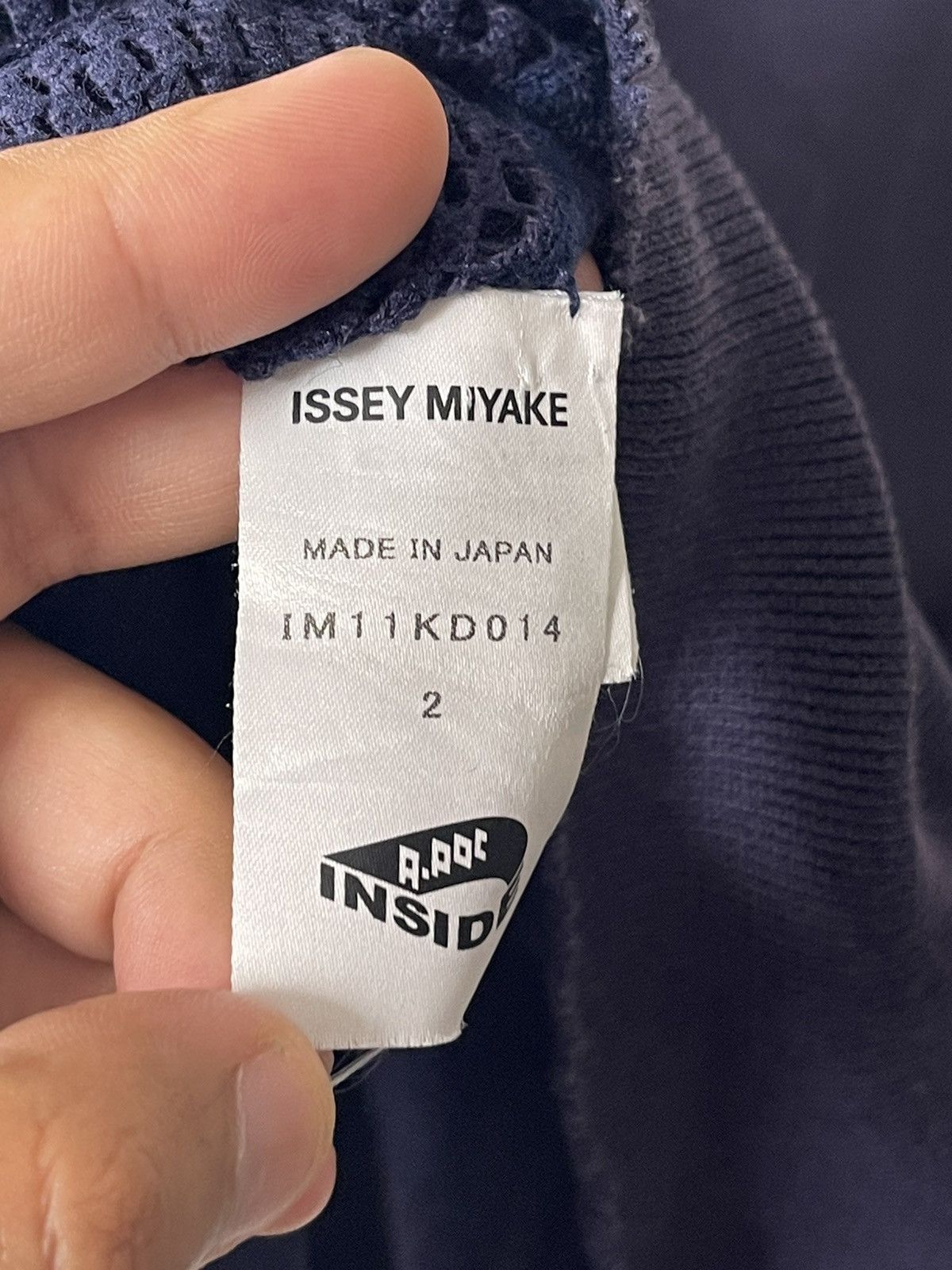 Issey Miyake APOC Issey Miyake Single Button Knit Blazer Frayed Hem Size M / US 6-8 / IT 42-44 - 6 Thumbnail