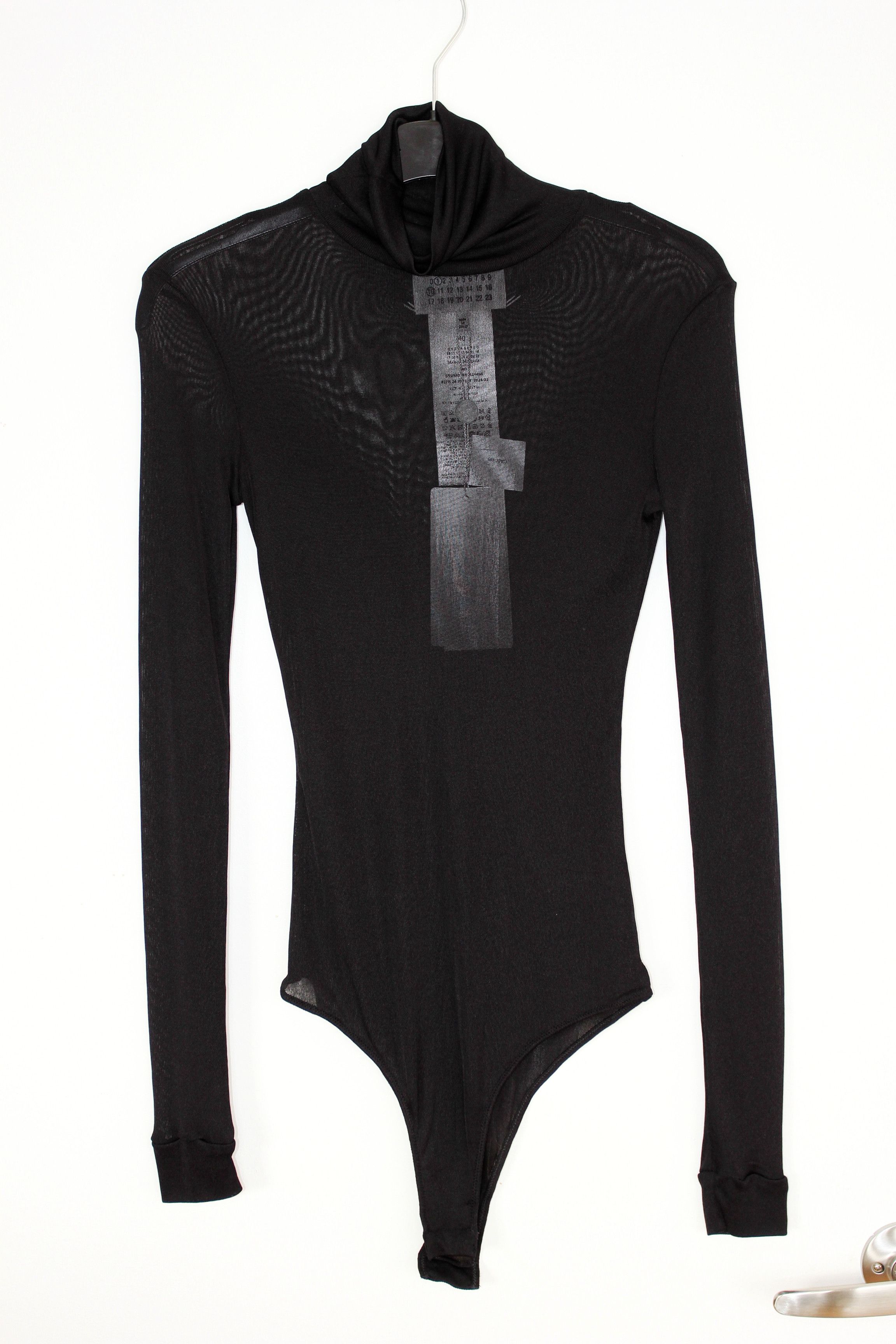 Maison Margiela BNWT AW24 MAISON MARGIELA ROLL NECK BODYSUIT 40 Size S / US 4 / IT 40 - 3 Thumbnail