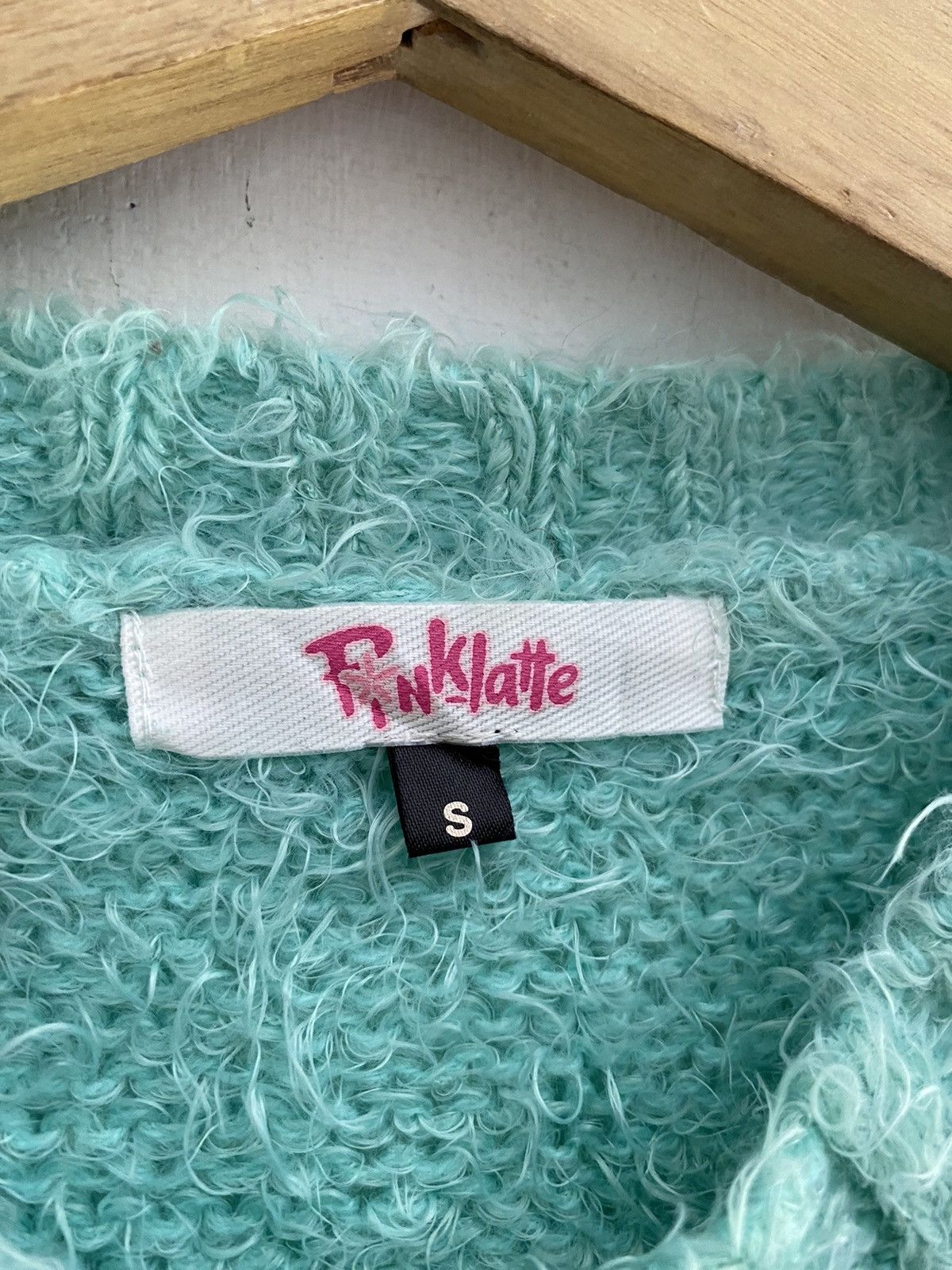 Beauty Beast Vintage pink latte fuzzy knit sweatshirts Size US M / EU 48-50 / 2 - 5 Thumbnail