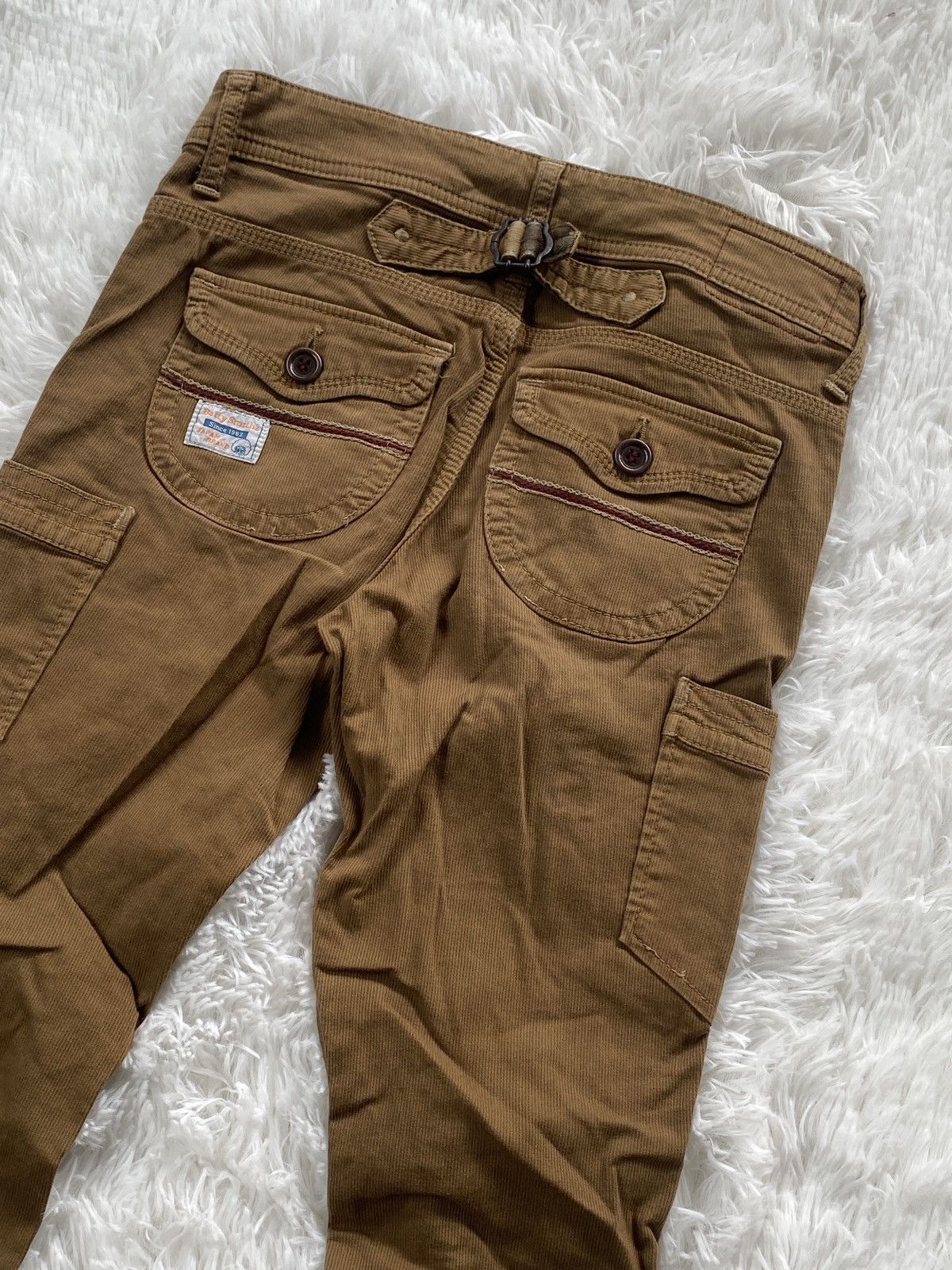 Japanese Brand 🔥OFFER🔥Betty Smith Skinny Cargo Pants Buckleback Japan Made Size 27" / US 4 / IT 40 - 10 Thumbnail