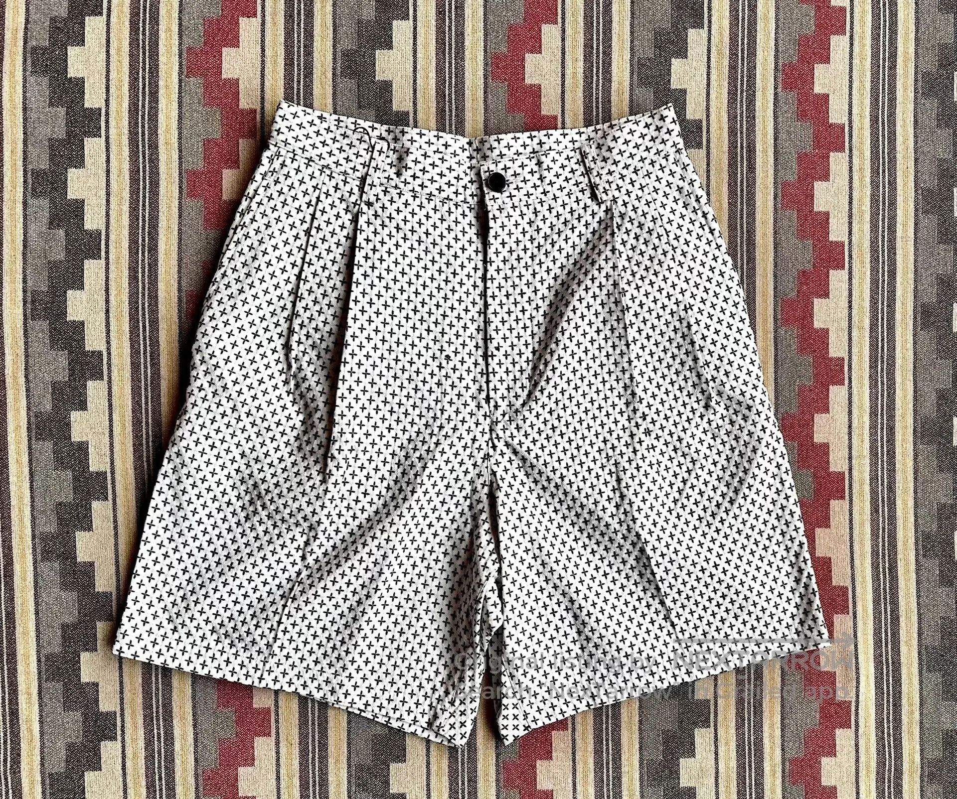 KUON KUON Cross Sashiko Casual Shorts. Size US 30 / EU 46 - 1 Thumbnail