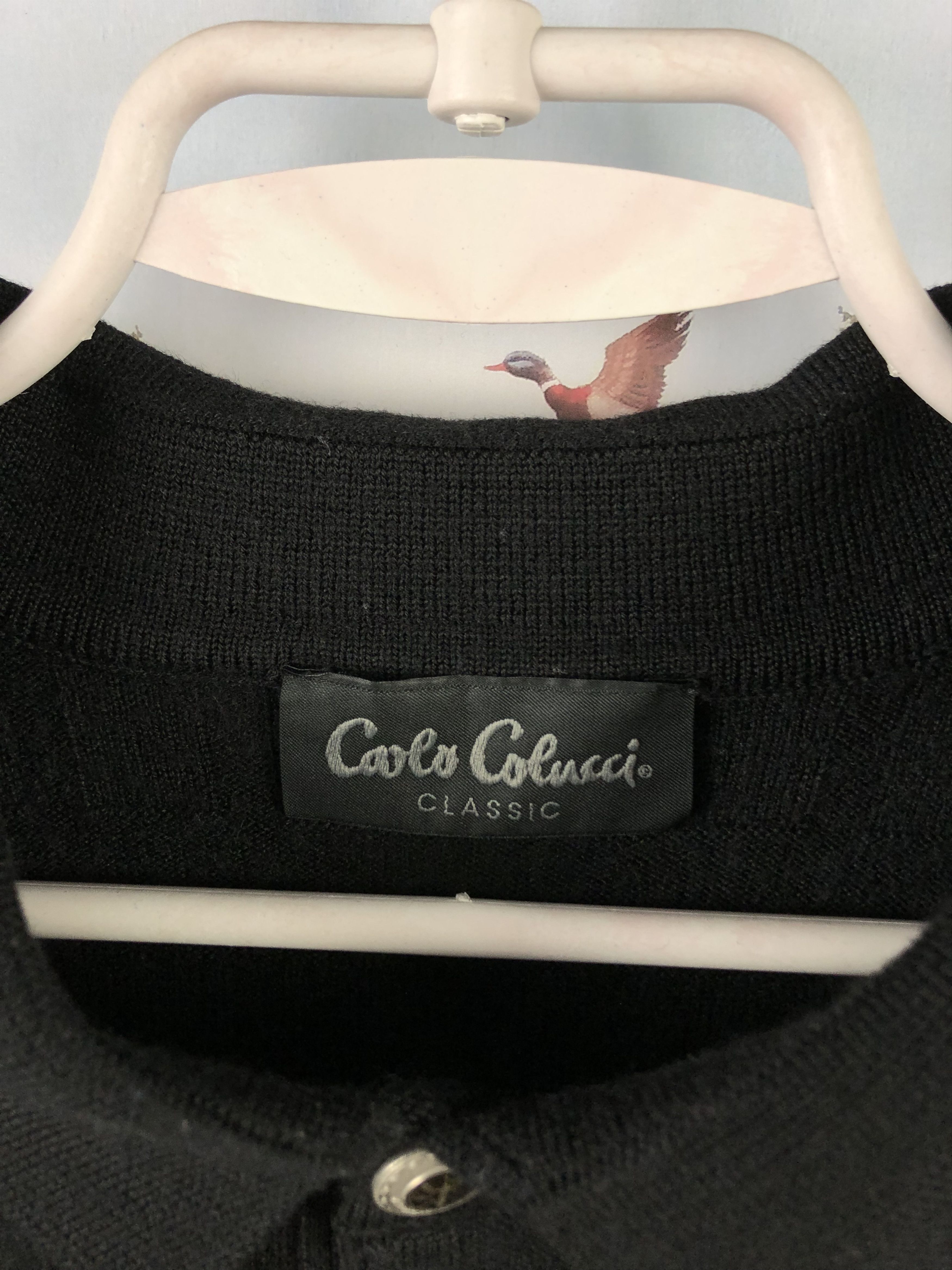 Carlo Colucci Vintage Carlo Colucci Sweater Jumper Pullover Black Mens Size US M / EU 48-50 / 2 - 9 Thumbnail