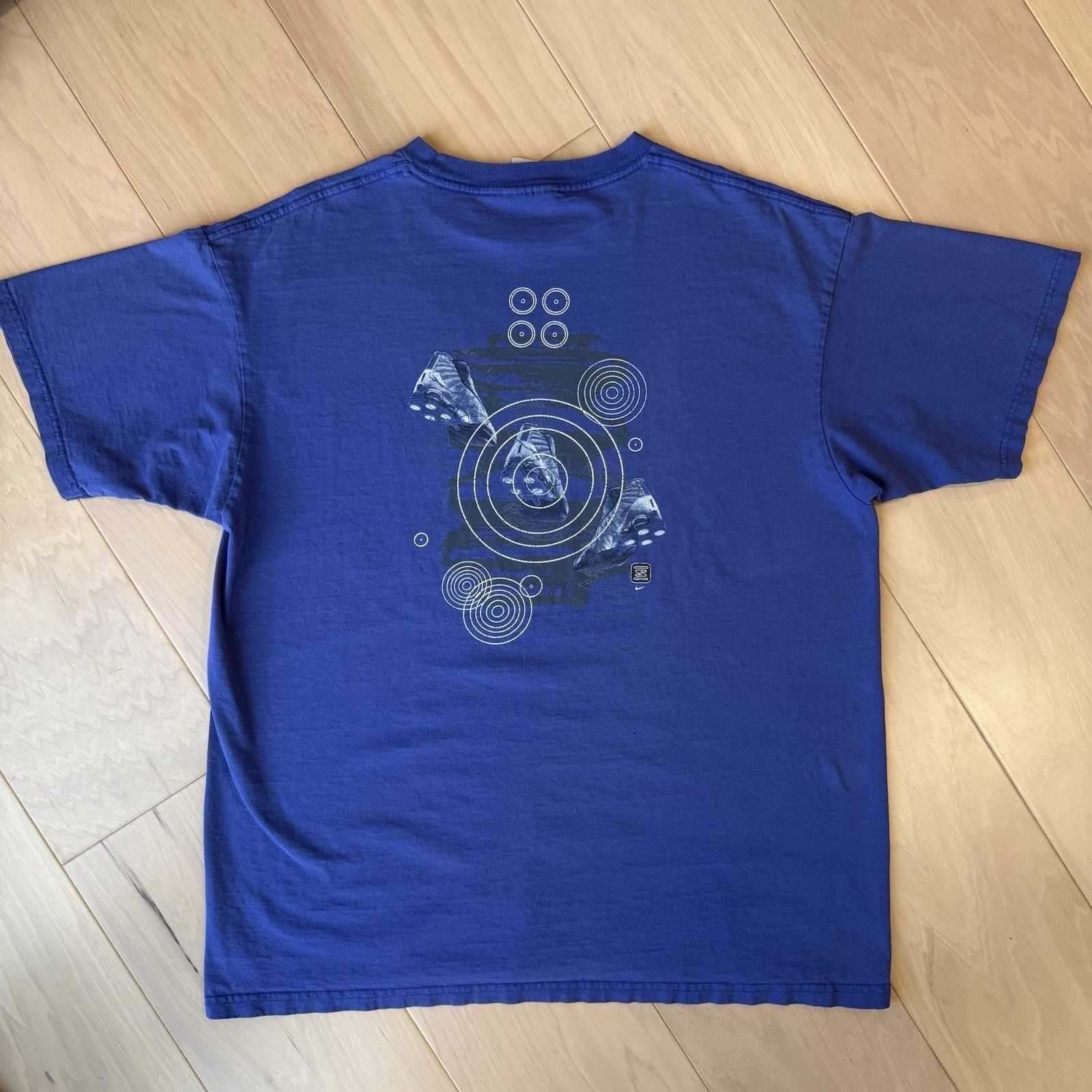 Nike Vintage Nike Shox Shirt Large Blue Made in USA Streetwear Size US L / EU 52-54 / 3 - 6 Thumbnail