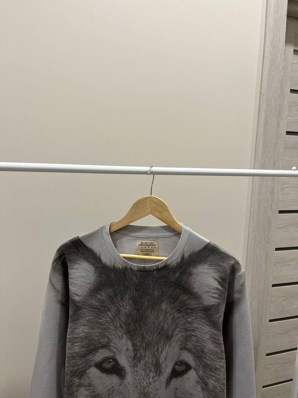 Burton BURTON LONDON WOLF CLASSIC VINTAGE CASUAL SWEATSHIRT Size US L / EU 52-54 / 3 - 2 Thumbnail