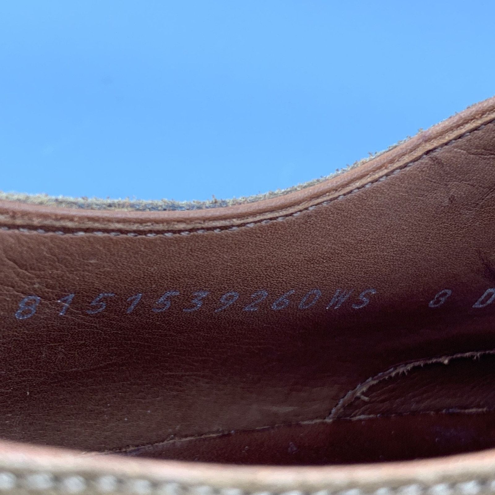 Ralph Lauren RALPH LAUREN Brown Perforated Suede Wingtip Lace Up Shoes Size US 8 / EU 41 - 9 Thumbnail